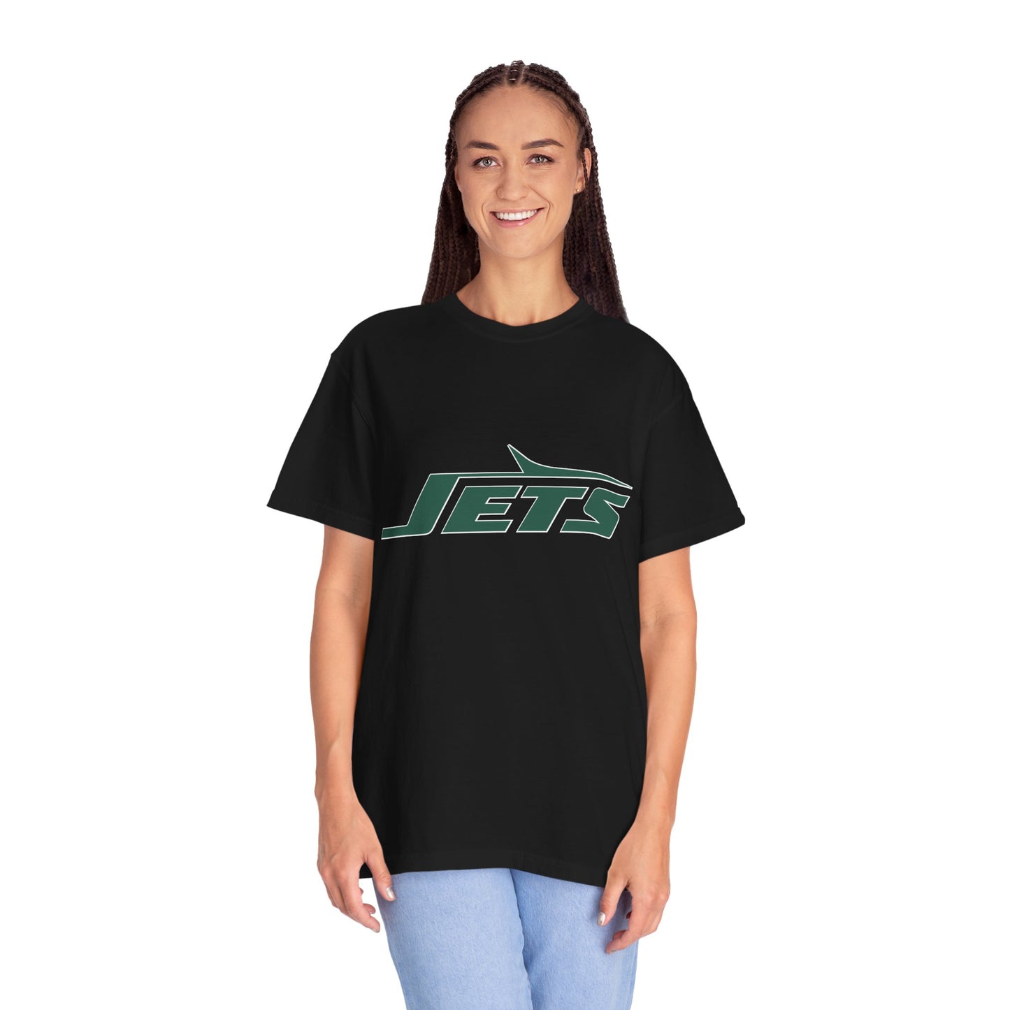 New York Jets Football Accessories Garment-Dyed T-Shirt – Premium Cotton Tee for Customization