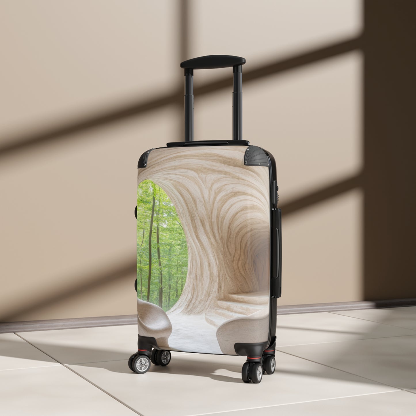 Nature Organic Interior Space Art Carry-On Suitcase - Stylish Luggage for Travelers