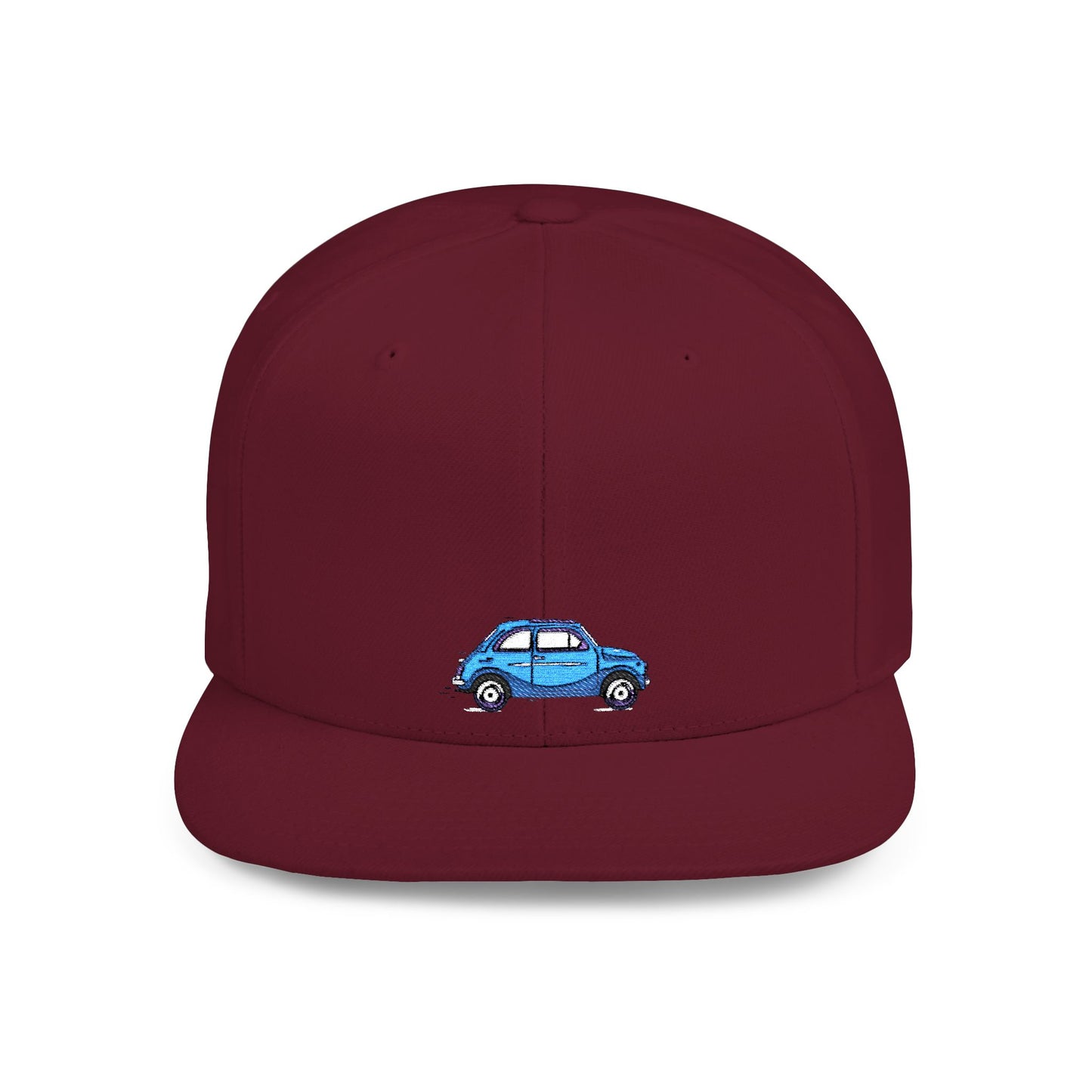 Icons Embroidered Car Flat Bill Snapback – Lightweight, Custom Fit, Premium Quality