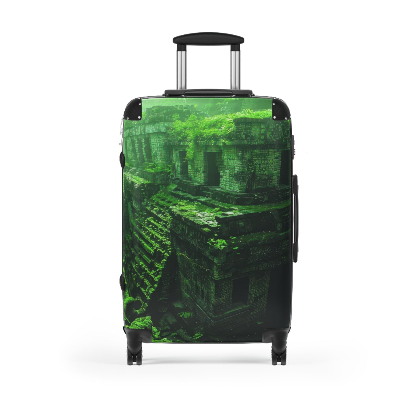 Nature Ancient Green Carry-On Suitcase - Stylish Luggage for Travelers