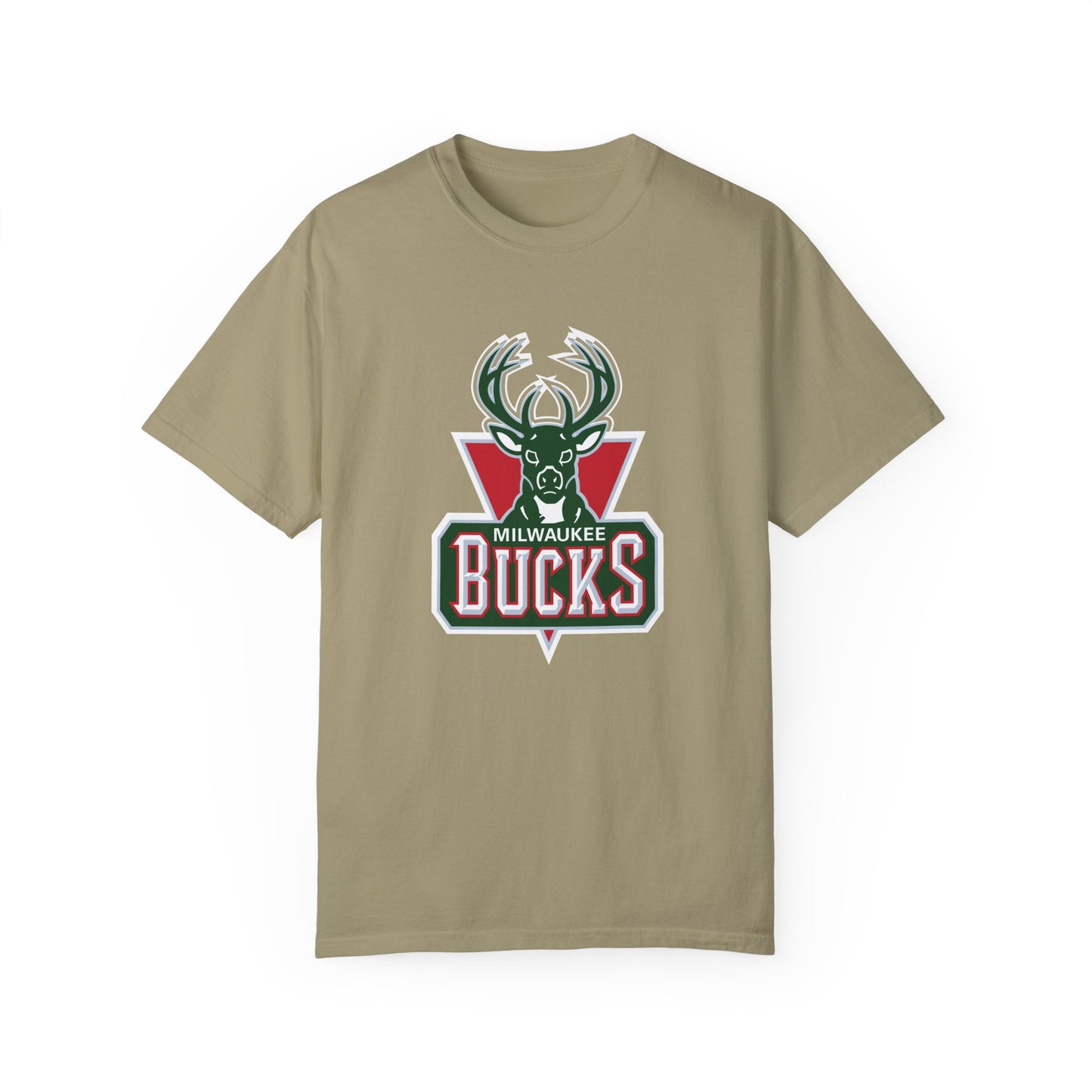 Milwaukee Bucks Hoop Lifestyle Garment-Dyed T-Shirt – Premium Cotton Tee for Customization