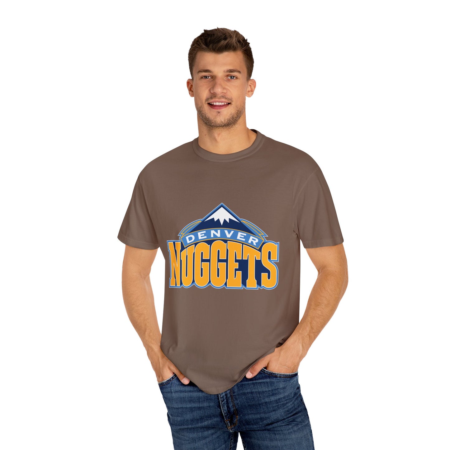 Denver Nuggets Garment-Dyed T-Shirt – Premium Cotton Tee for Customization