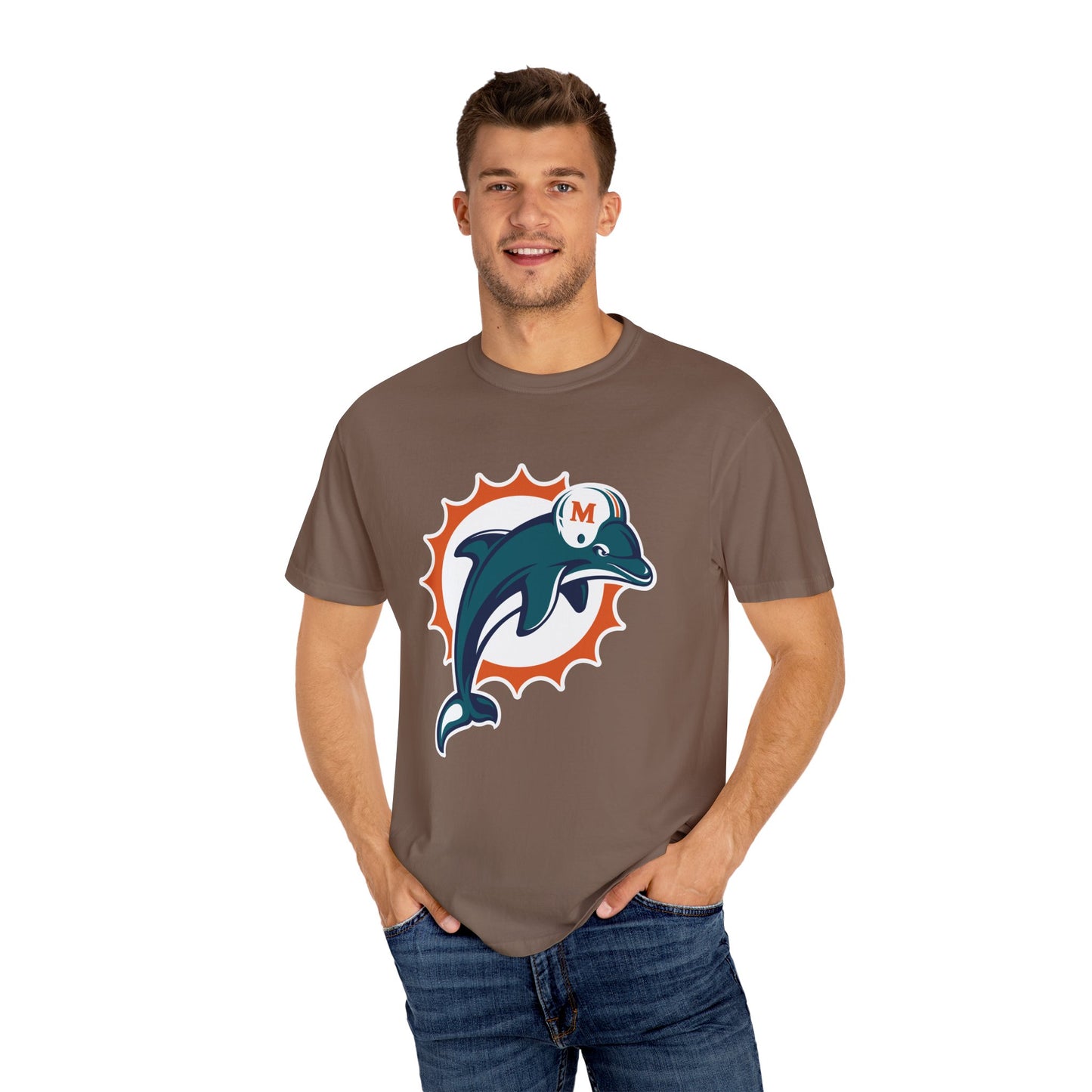 Miami Dolphins Gear Garment-Dyed T-Shirt – Premium Cotton Tee for Customization