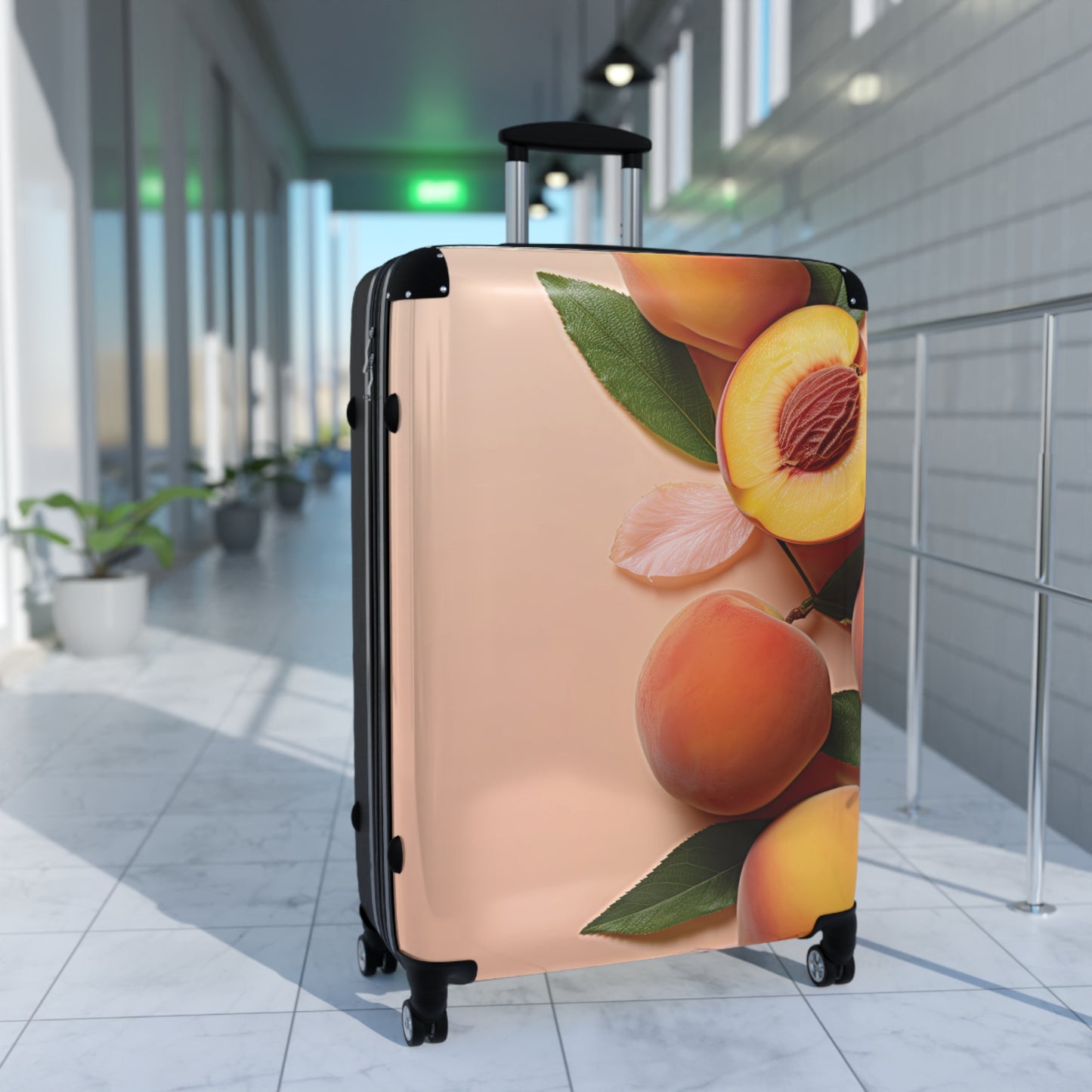 Nature Summer Juicy Peaches Carry-On Suitcase - Stylish Luggage for Travelers
