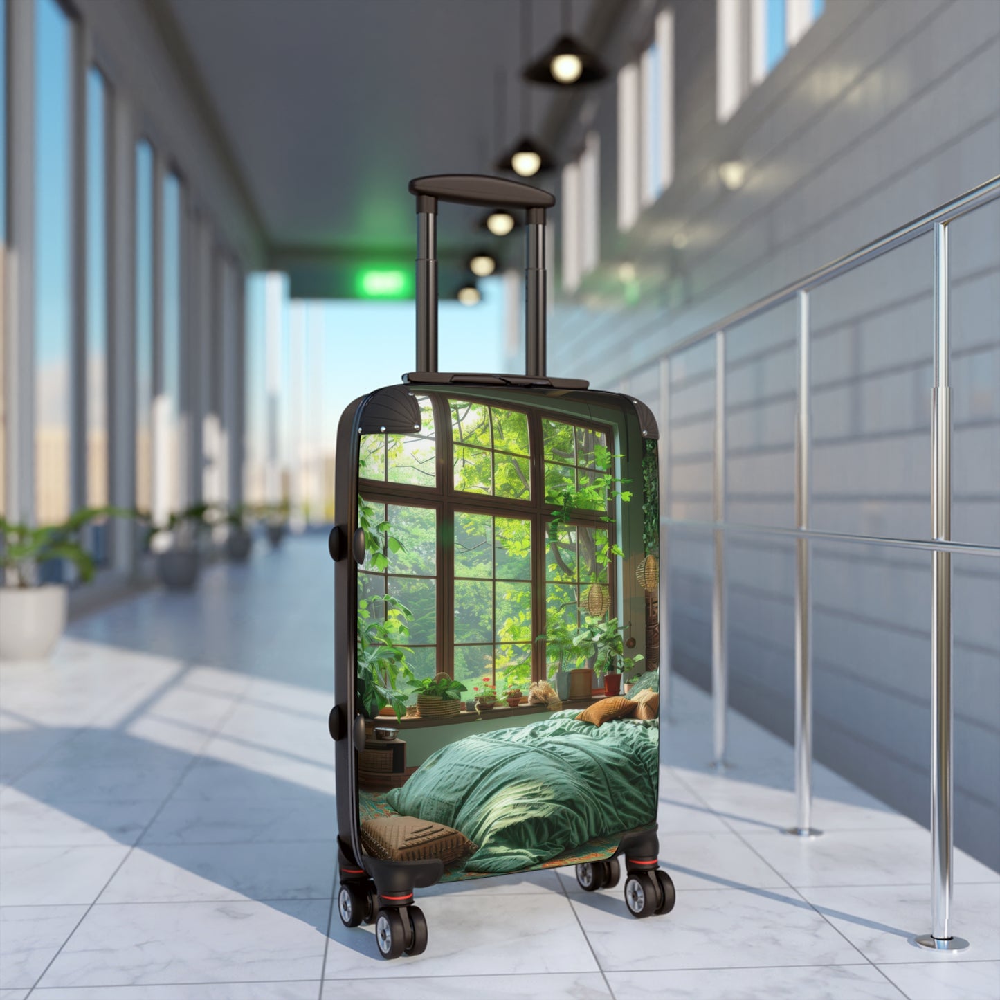 Nature Cozy Bedroom Art Carry-On Suitcase - Stylish Luggage for Travelers