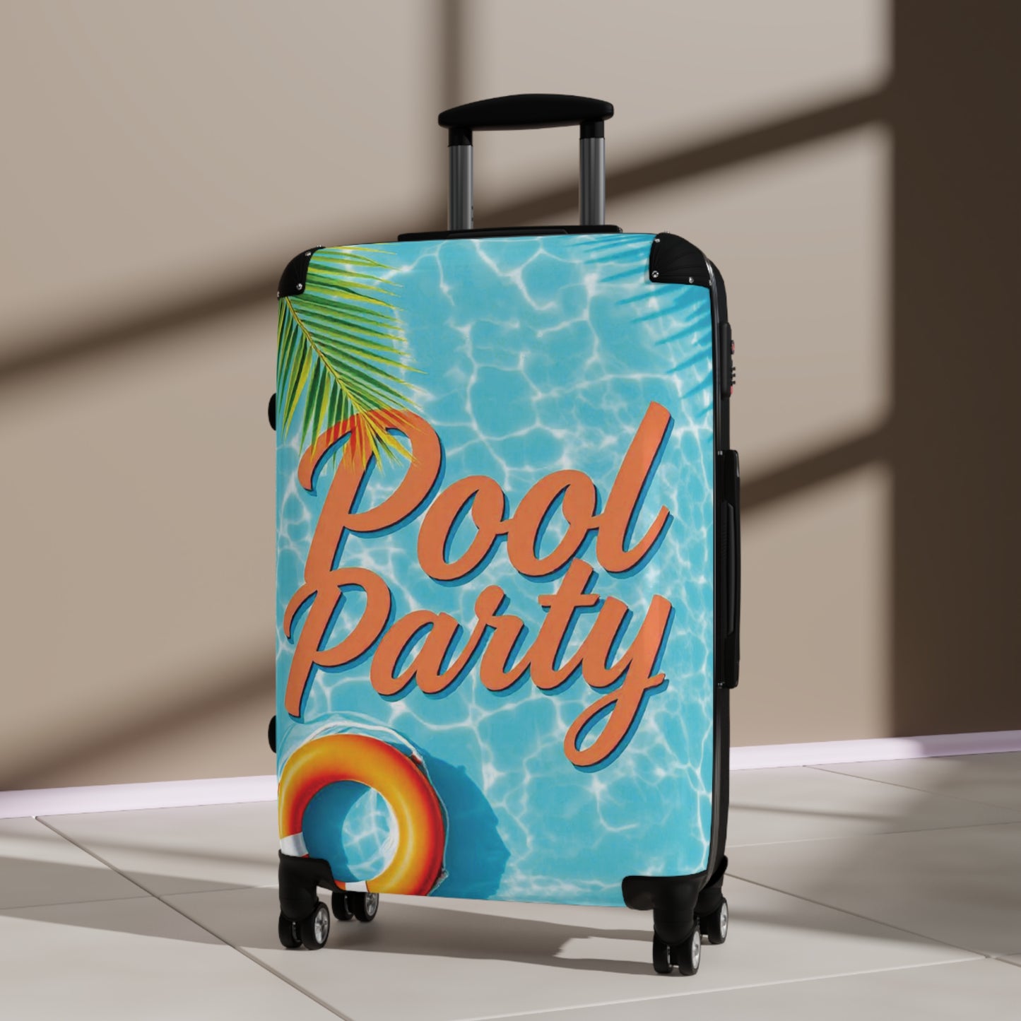 Nature Summer Pool Party Carry-On Suitcase - Stylish Luggage for Travelers