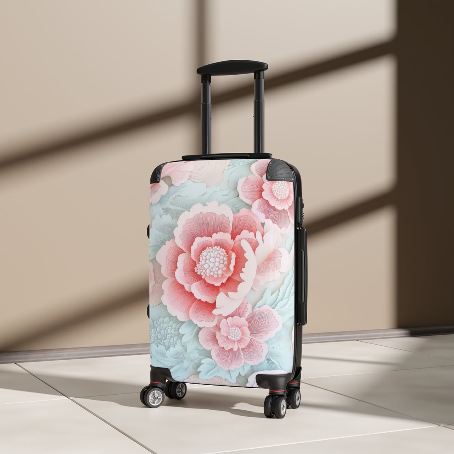 Nature Flowers Floral Intricate Art Carry-On Suitcase - Stylish Luggage for Travelers