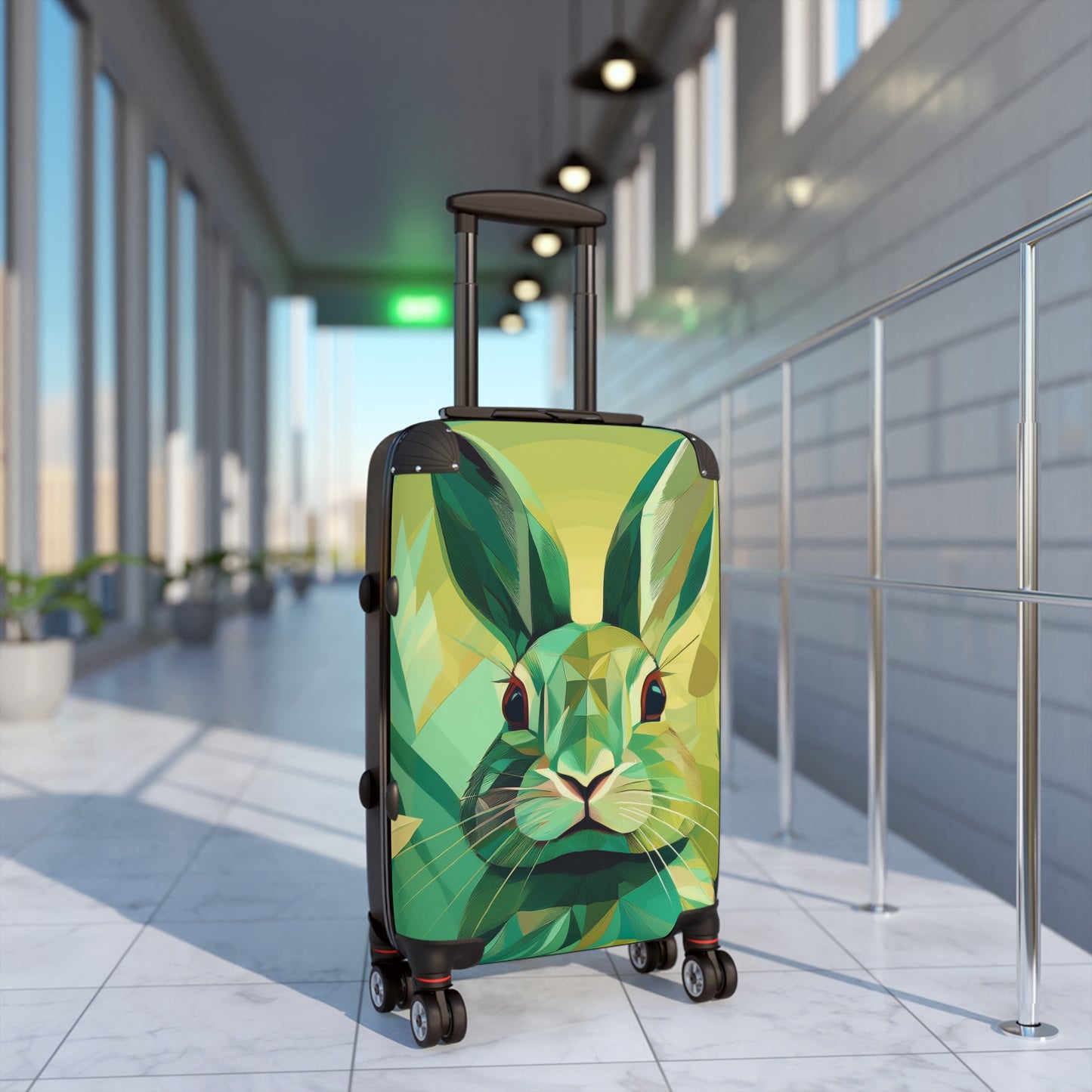 Nature Green Close Up Art Carry-On Suitcase - Stylish Luggage for Travelers