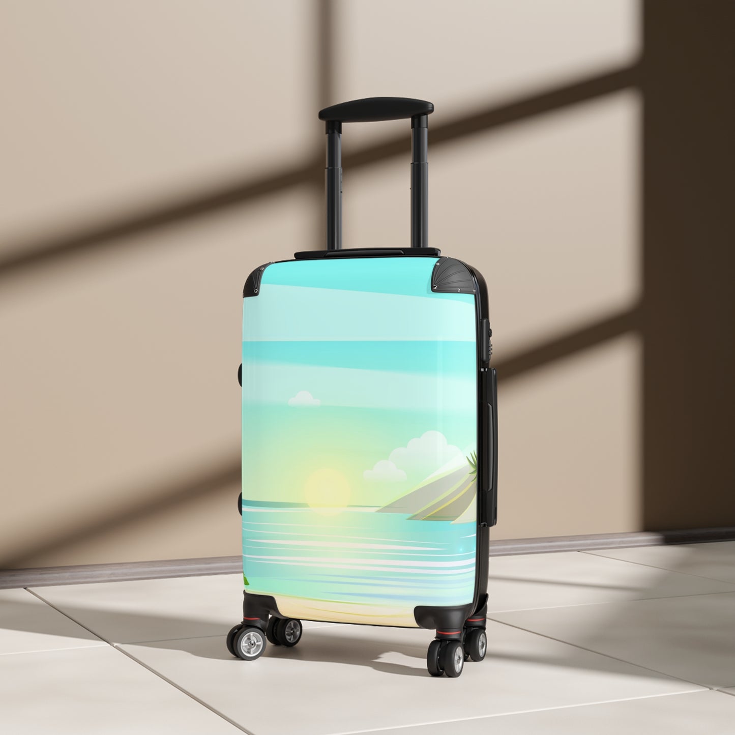 Nature Summer Beach Travel Art Carry-On Suitcase - Stylish Luggage for Travelers