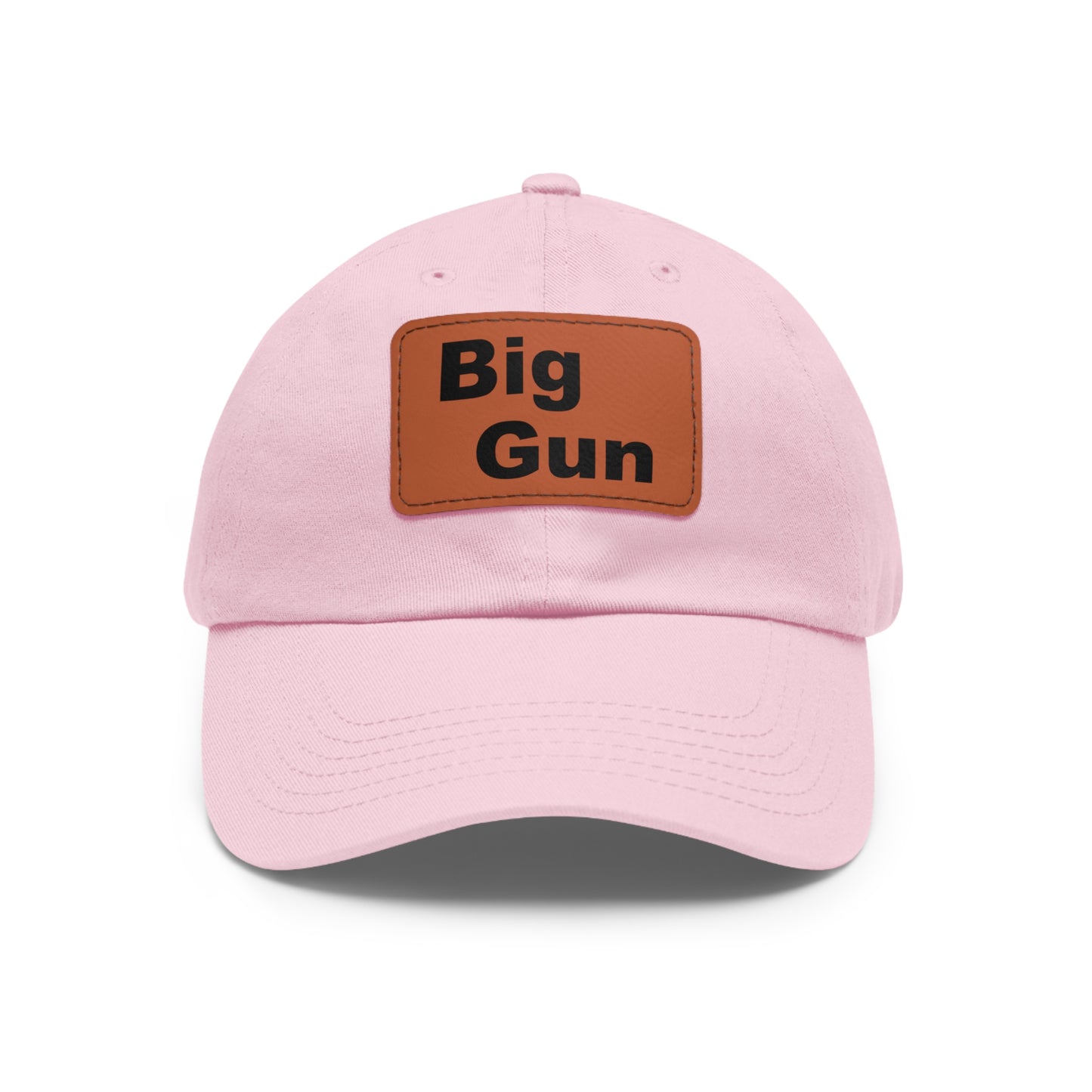 Dad Leather Patch Hat Big Gun – Timeless Style, Perfect Fit