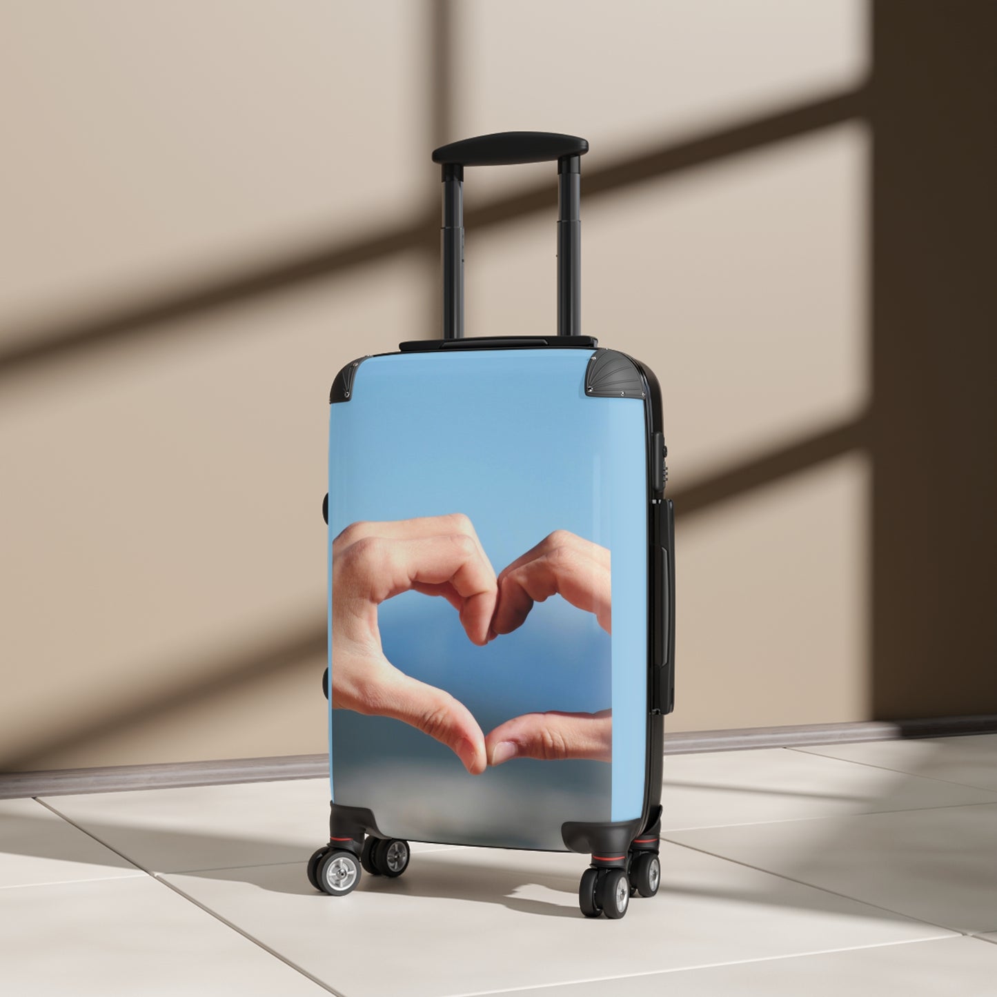 Love Hands Together Art Carry-On Suitcase - Stylish Luggage for Travelers