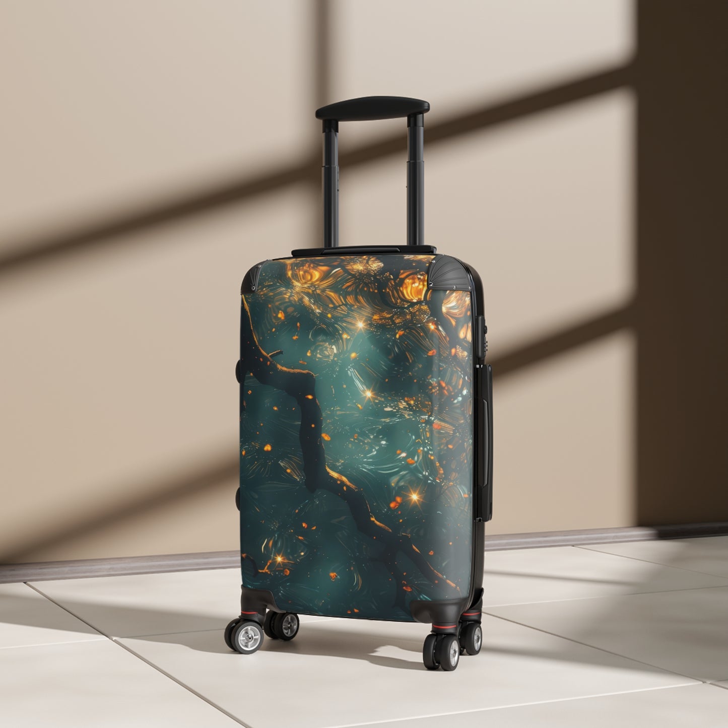 Nature Serene Intertwining Art Carry-On Suitcase - Stylish Luggage for Travelers