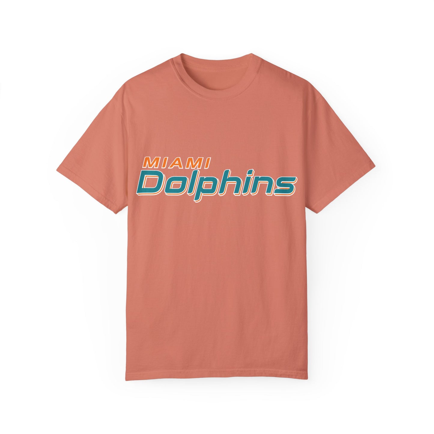 Miami Dolphins Garment-Dyed T-Shirt – Premium Cotton Tee for Customization