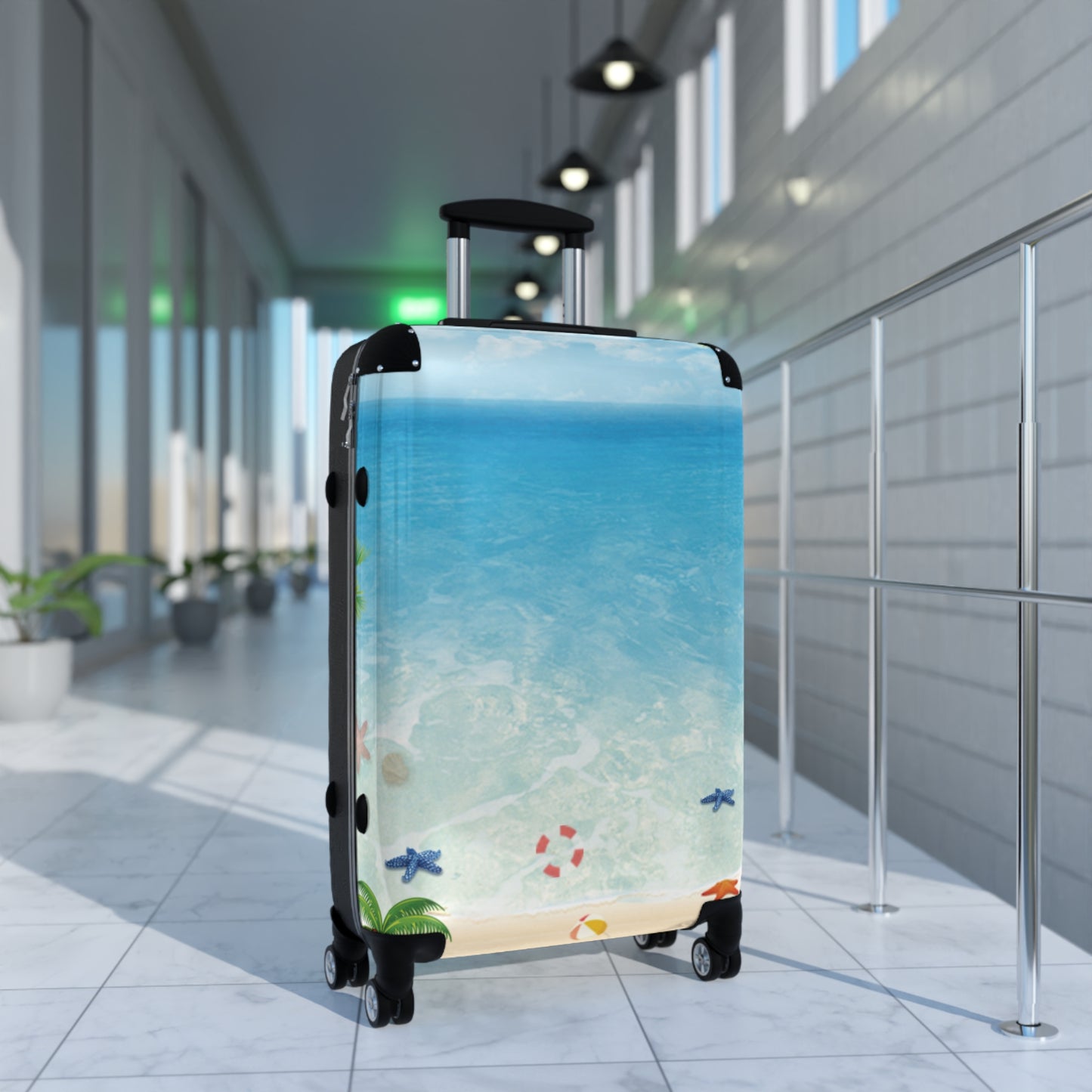 Nature Summer Vacation Tourism Art Carry-On Suitcase - Stylish Luggage for Travelers