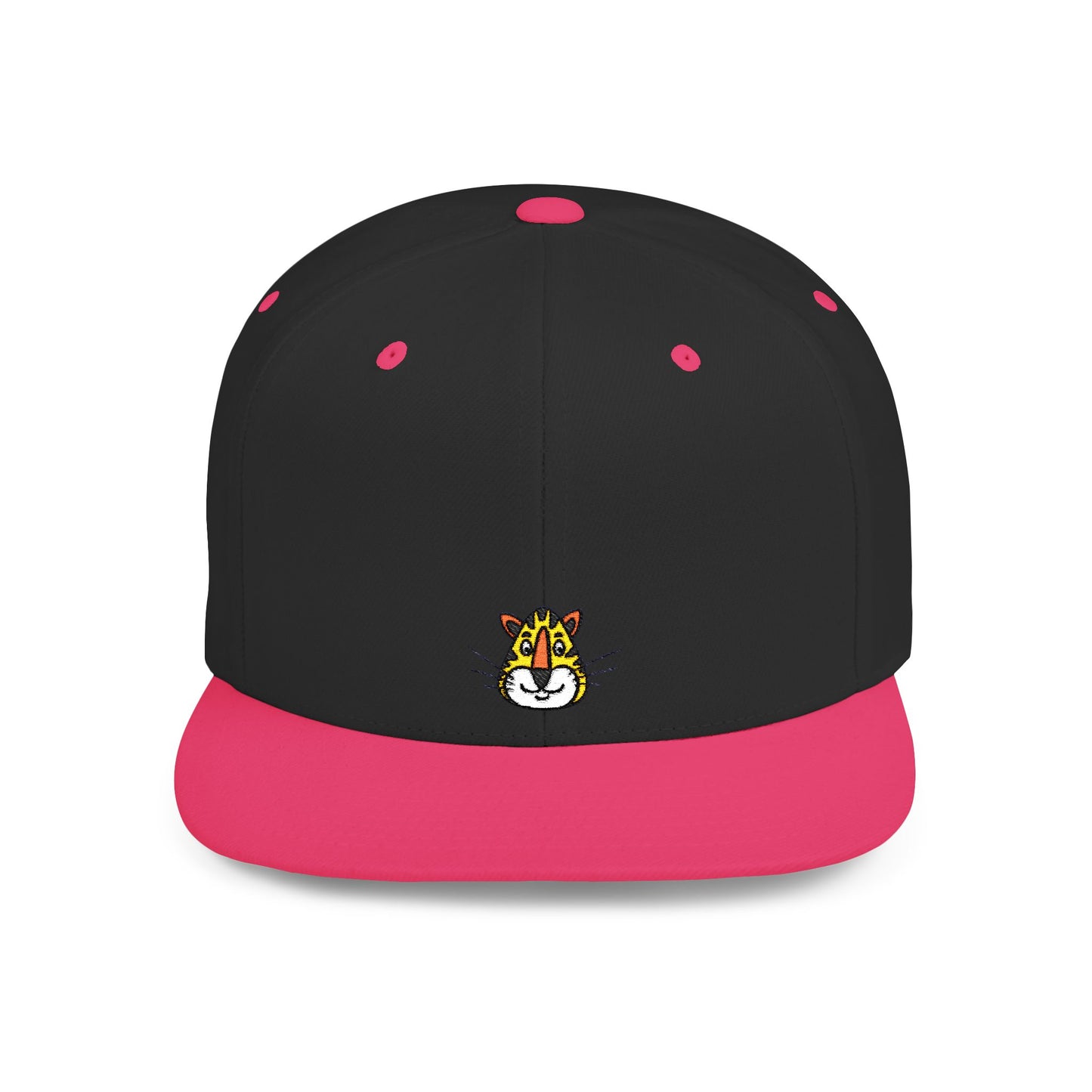 Icons Embroidered Tiger 2 Flat Bill Snapback – Lightweight, Custom Fit, Premium Quality