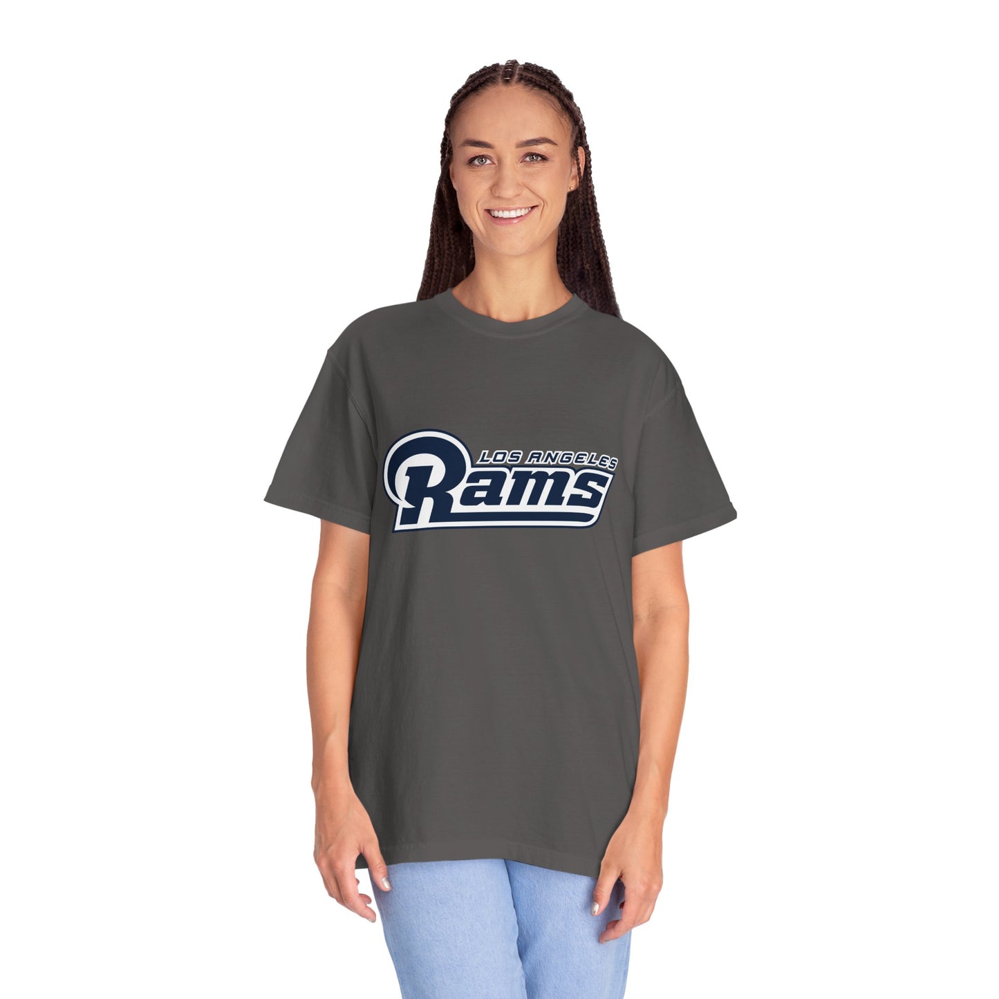 Los Angeles Rams Gear Garment-Dyed T-Shirt – Premium Cotton Tee for Customization