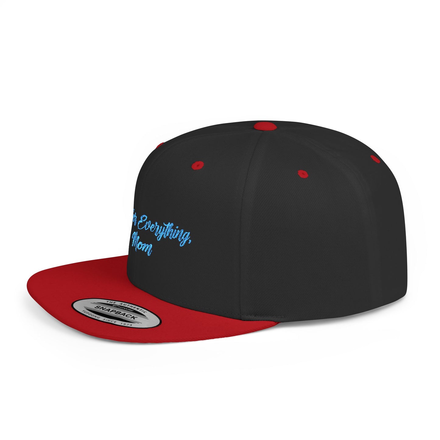Text Mom Thanks For Everything Flat Bill Snapback – Lightweight, Custom Fit, Premium Quality