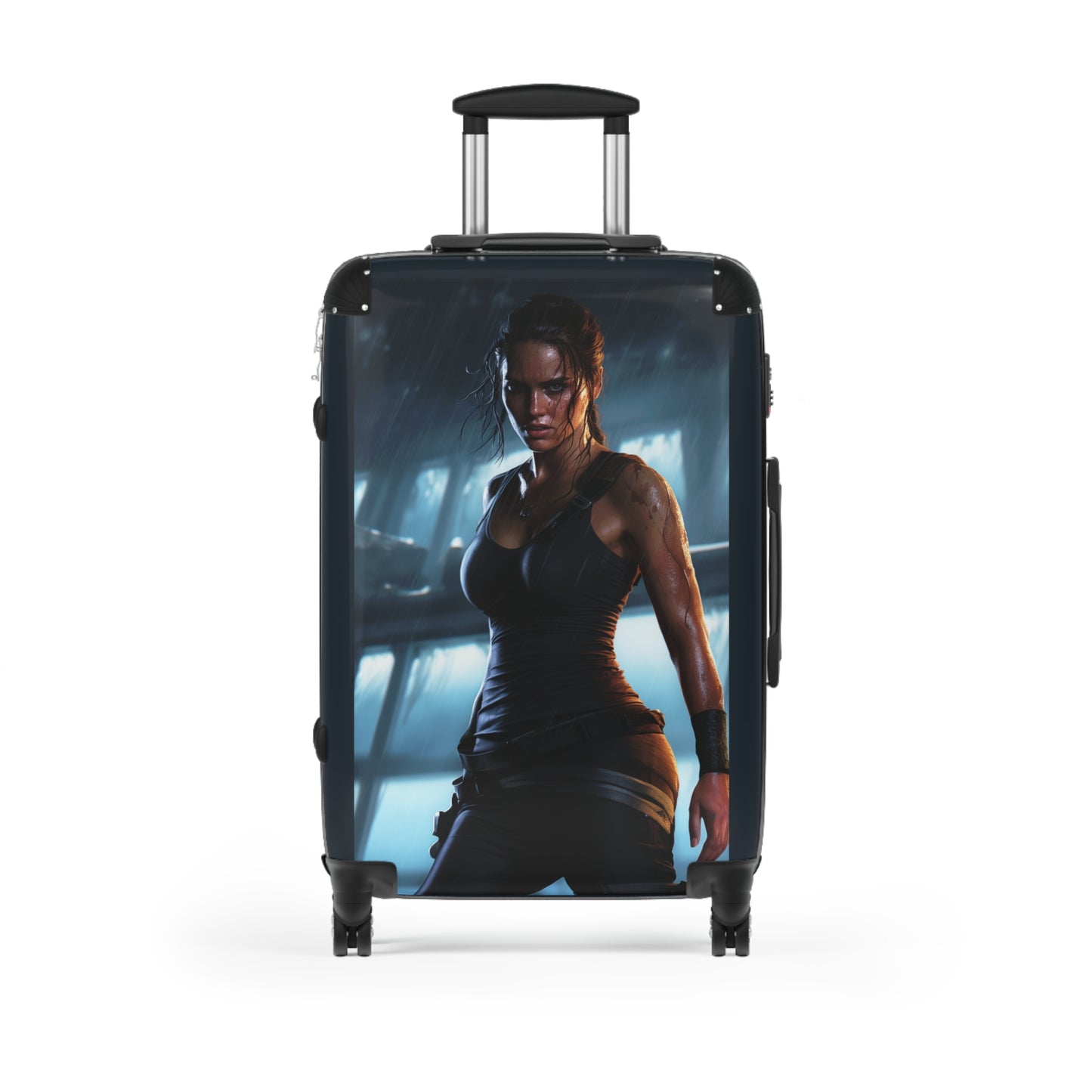 Video Games Lara Croft Tomb Raider Carry-On Suitcase - Stylish Luggage for Travelers