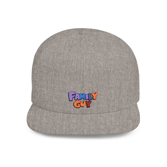 Icons Embroidered Family Guy Flat Bill Snapback – Lightweight, Custom Fit, Premium Quality