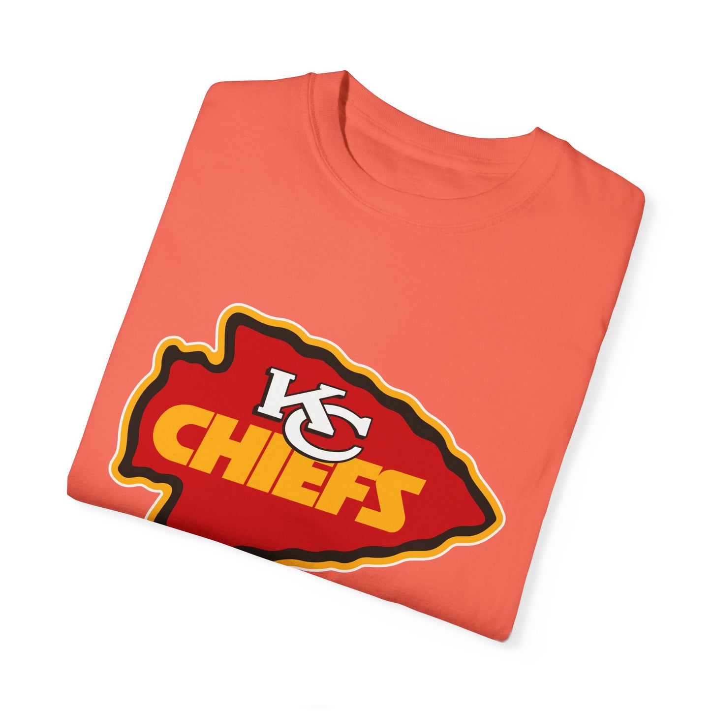 Kansas City Chiefs Apparel Garment-Dyed T-Shirt – Premium Cotton Tee for Customization