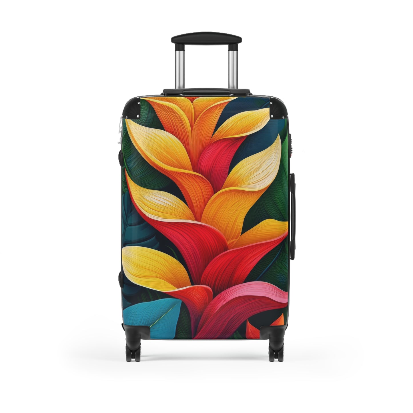 Nature Flowers Floral Tropical Bloom Art Carry-On Suitcase - Stylish Luggage for Travelers