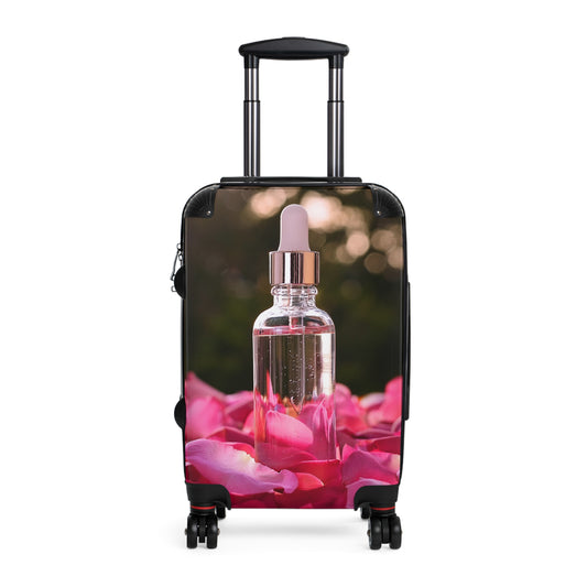 Nature Pink Rose Petals Art Carry-On Suitcase - Stylish Luggage for Travelers