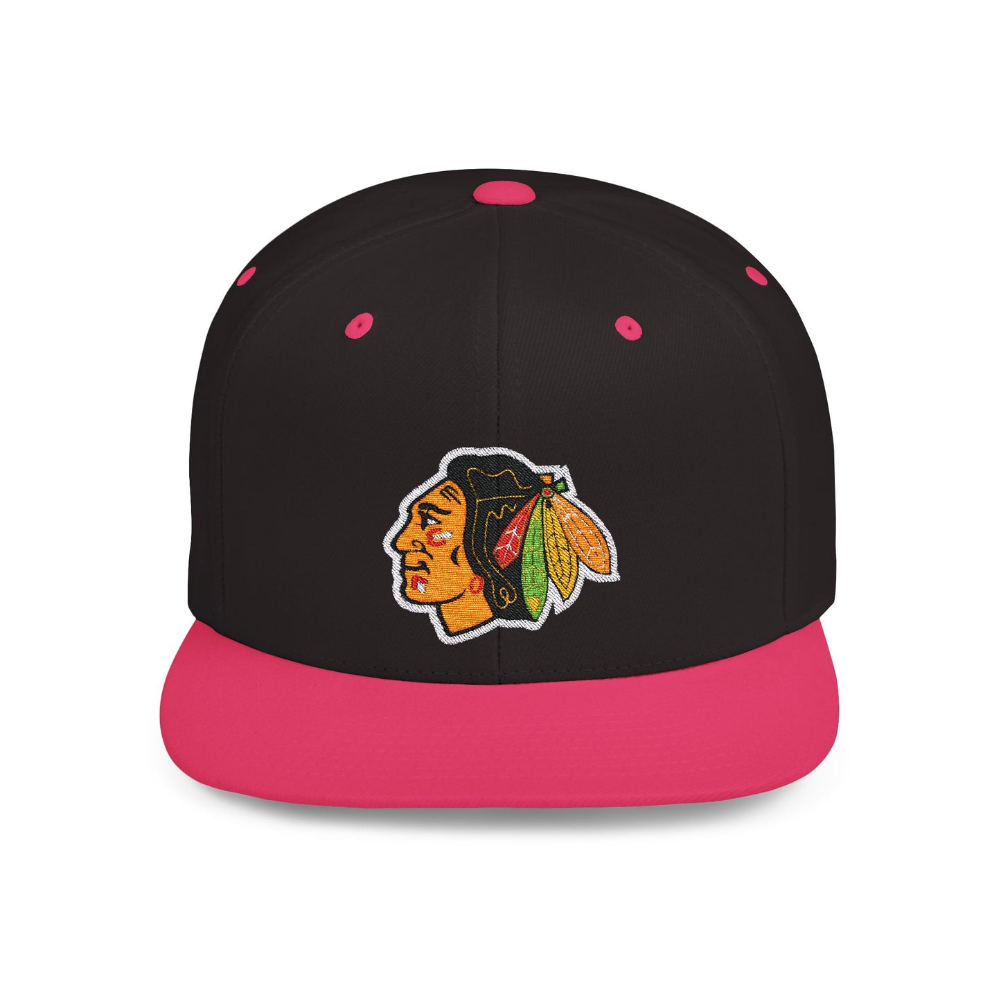 Chicago Blackhawks Flat Bill Snapback – Lightweight, Custom Fit, Premium Quality