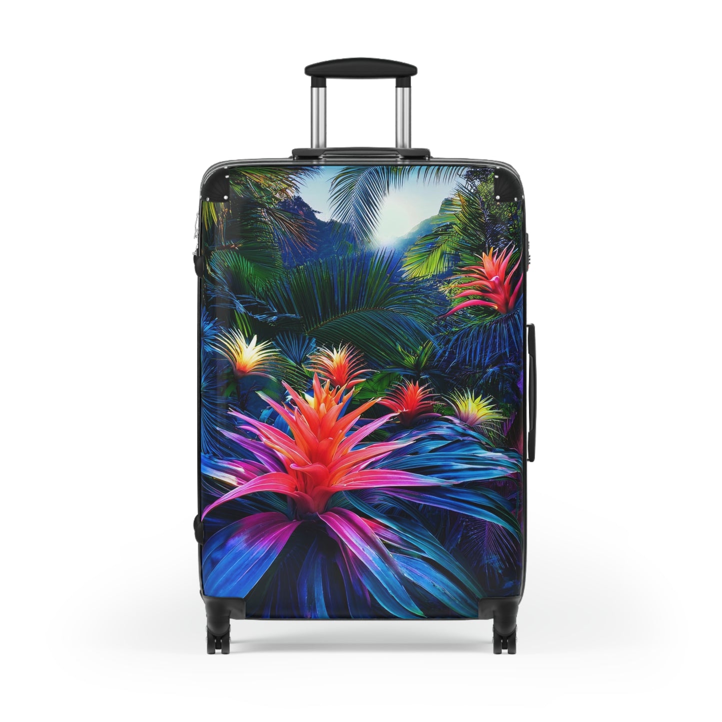 Nature Flowers Floral Tropical Art Carry-On Suitcase - Stylish Luggage for Travelers