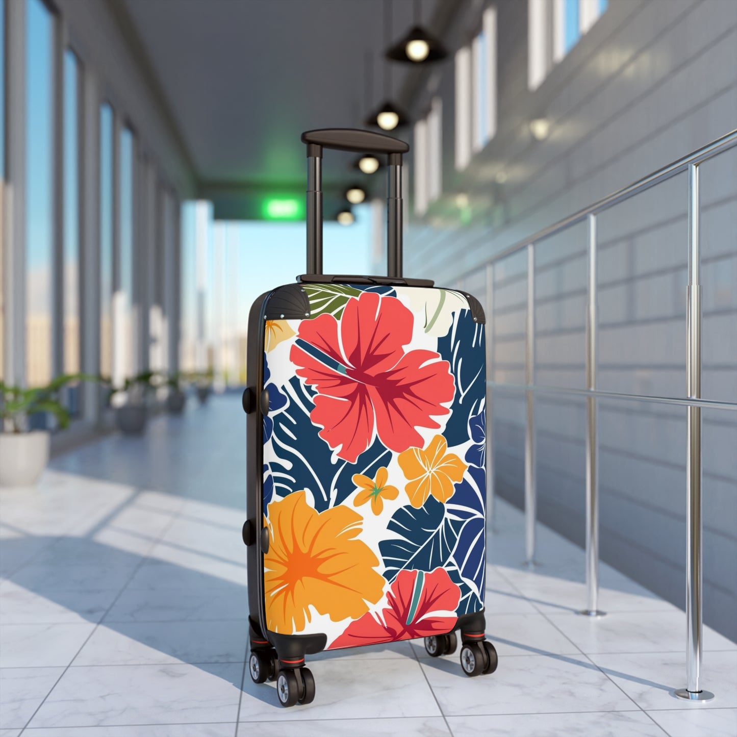 Nature Flowers Floral Animated Art Carry-On Suitcase - Stylish Luggage for Travelers