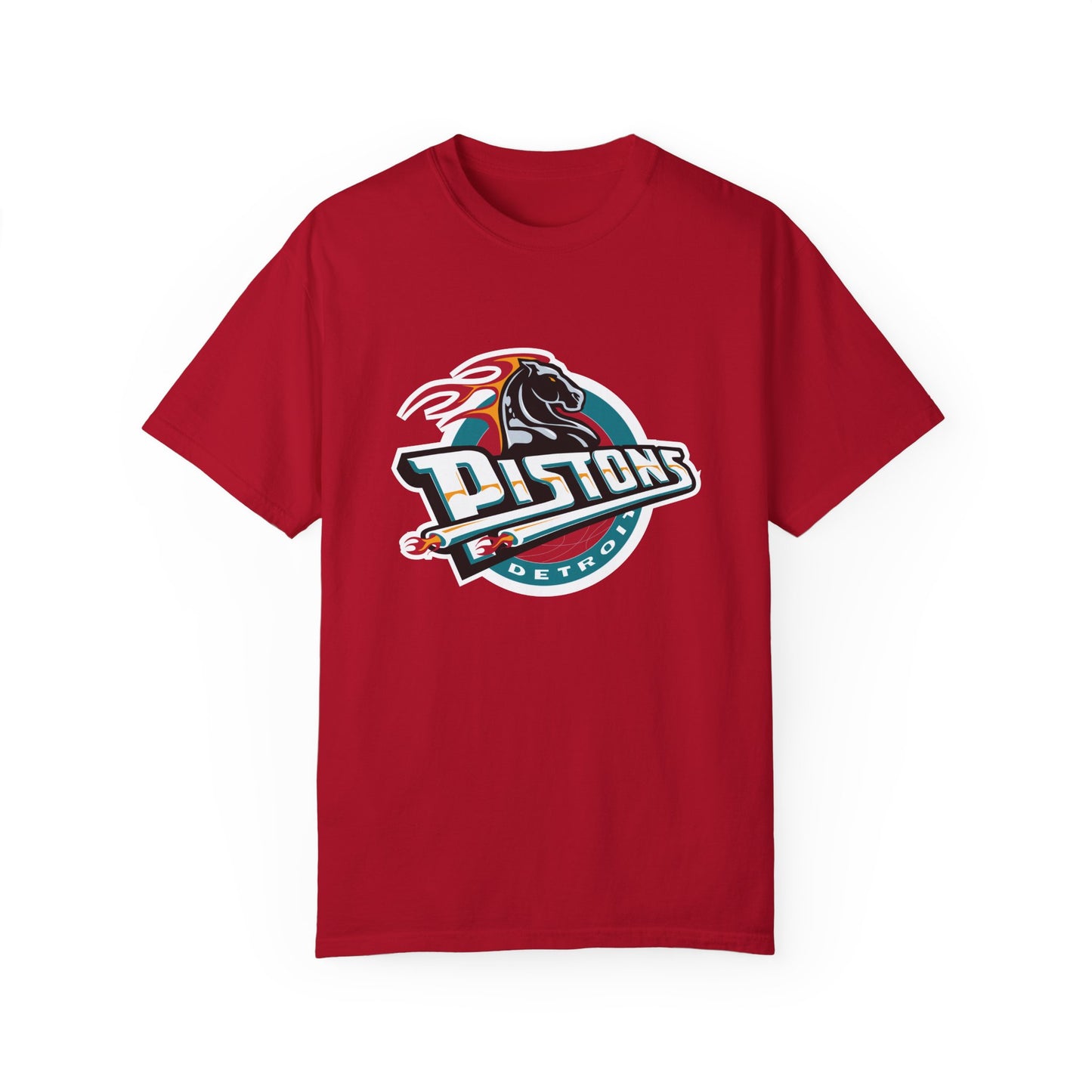 Detroit Pistons Basketball Life Garment-Dyed T-Shirt – Premium Cotton Tee for Customization
