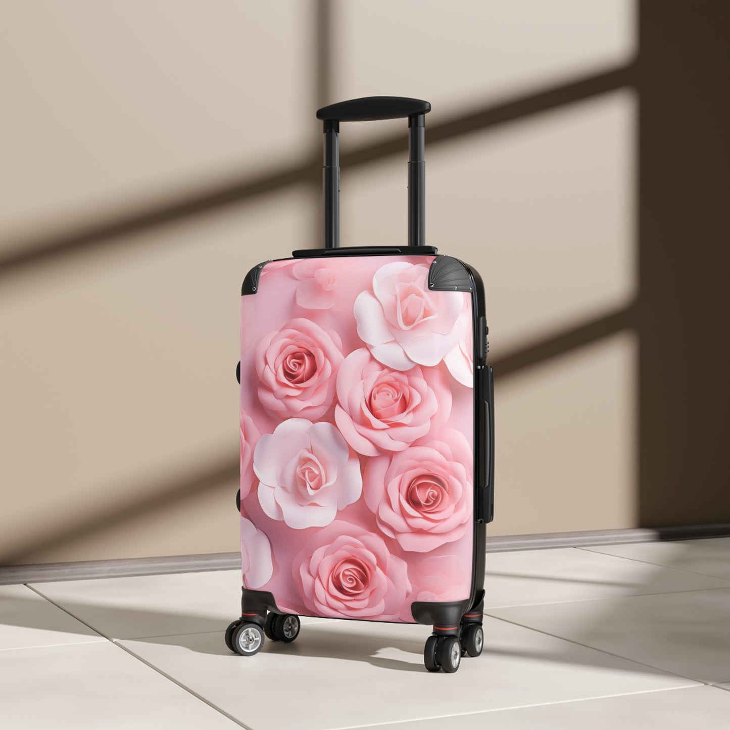 Nature Flowers Floral Pink Art Carry-On Suitcase - Stylish Luggage for Travelers