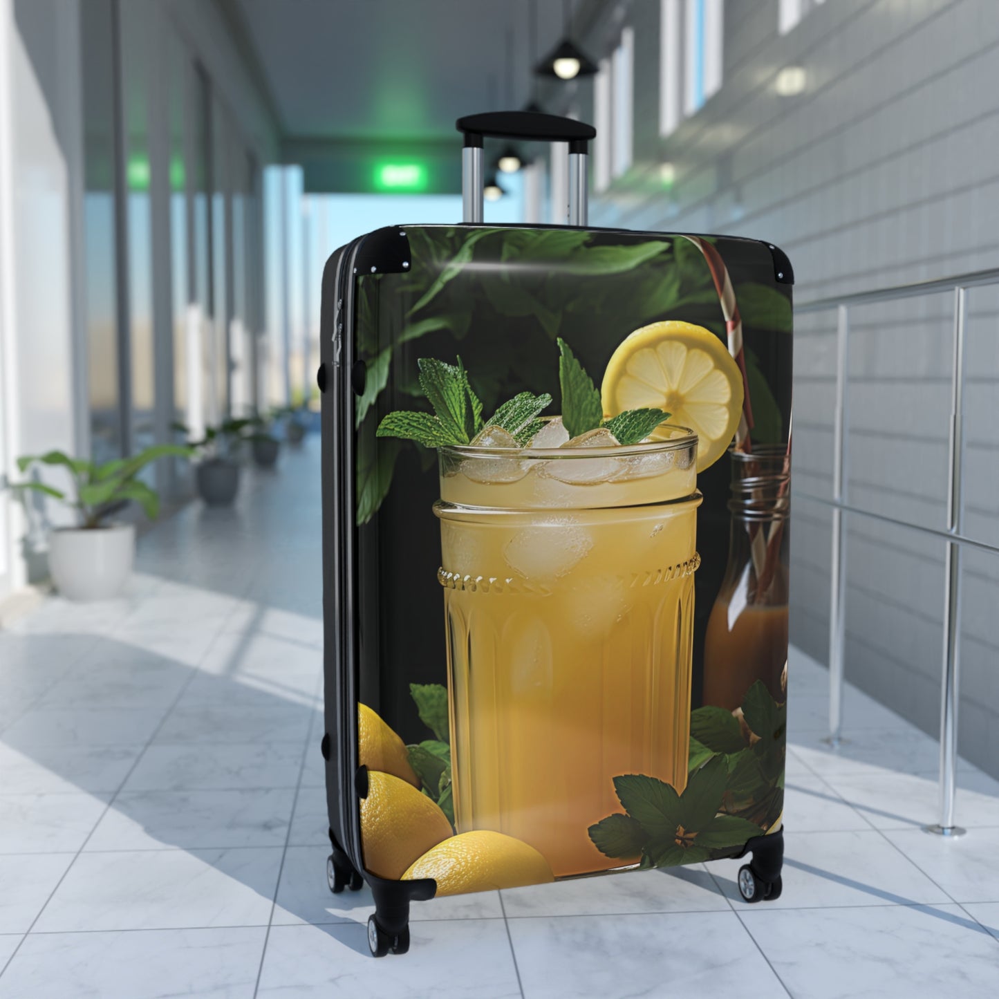 Nature Summer Iced Lemonade Carry-On Suitcase - Stylish Luggage for Travelers