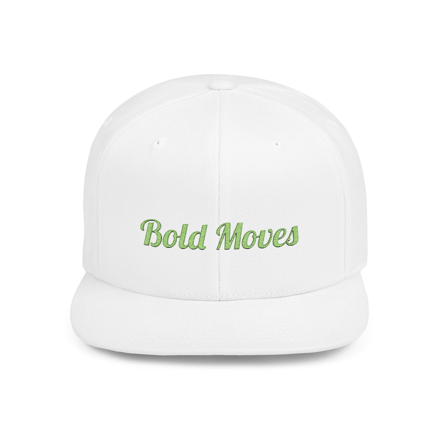 Text Bold Move Flat Bill Snapback – Lightweight, Custom Fit, Premium Quality