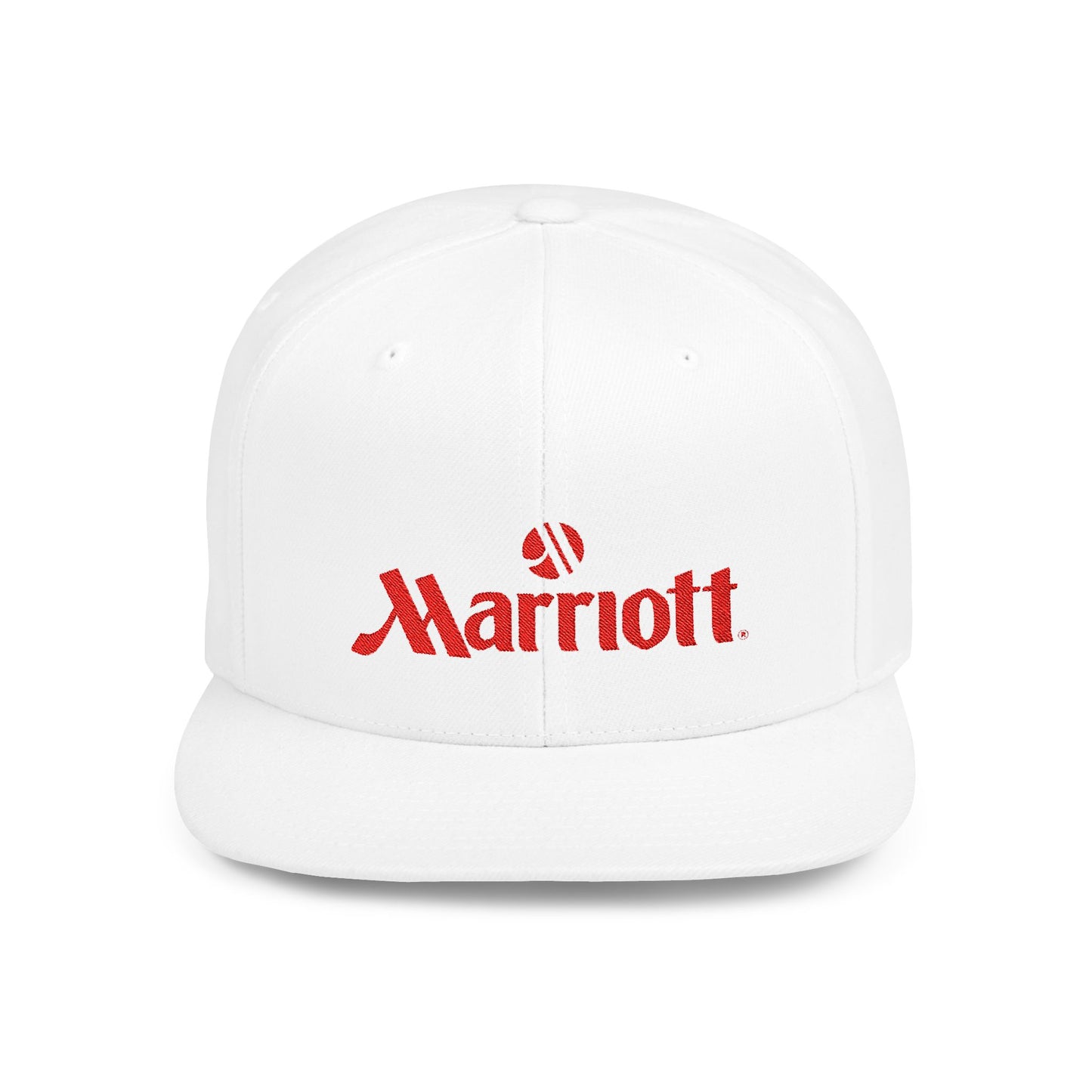 Marriott Flat Bill Snapback – Lightweight, Custom Fit, Premium Quality