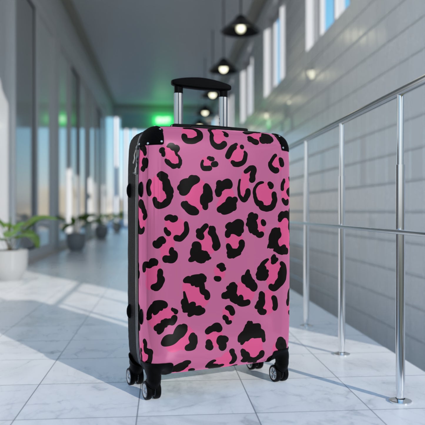 Nature Leopard Pattern Art Carry-On Suitcase - Stylish Luggage for Travelers