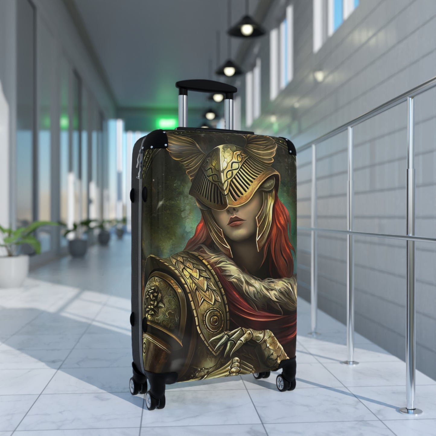 Video Games Elden Ring Girl Warrior Carry-On Suitcase - Stylish Luggage for Travelers