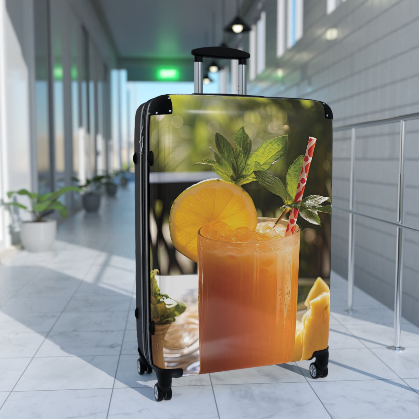 Nature Summer Orange Juice Carry-On Suitcase - Stylish Luggage for Travelers