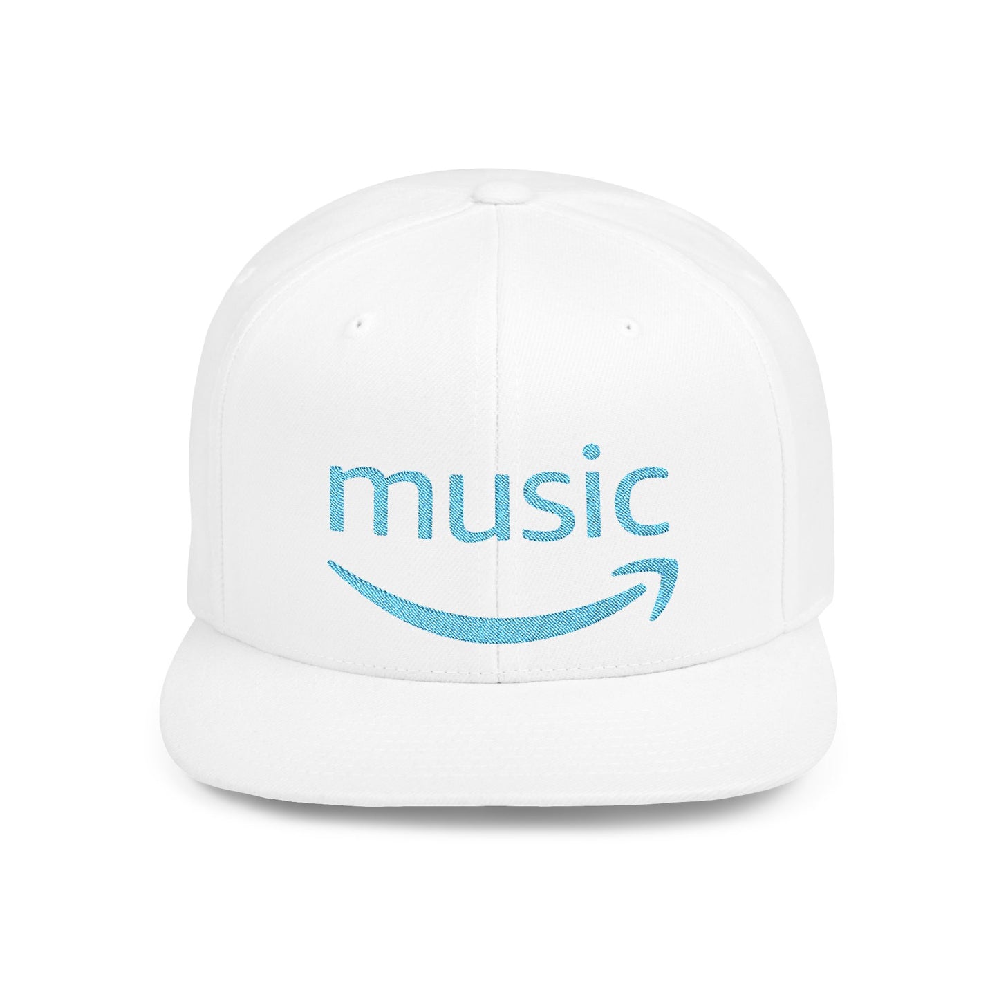 Amazon Music Flat Bill Snapback – Lightweight, Custom Fit, Premium Quality