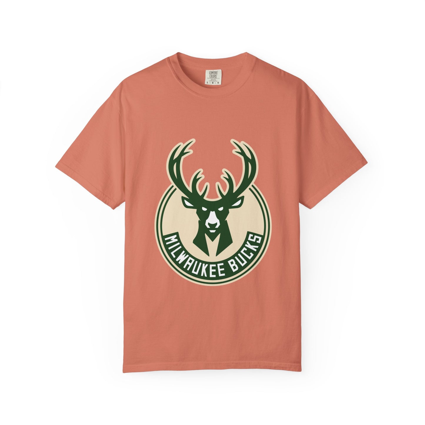 Milwaukee Bucks NBA Garment-Dyed T-Shirt – Premium Cotton Tee for Customization