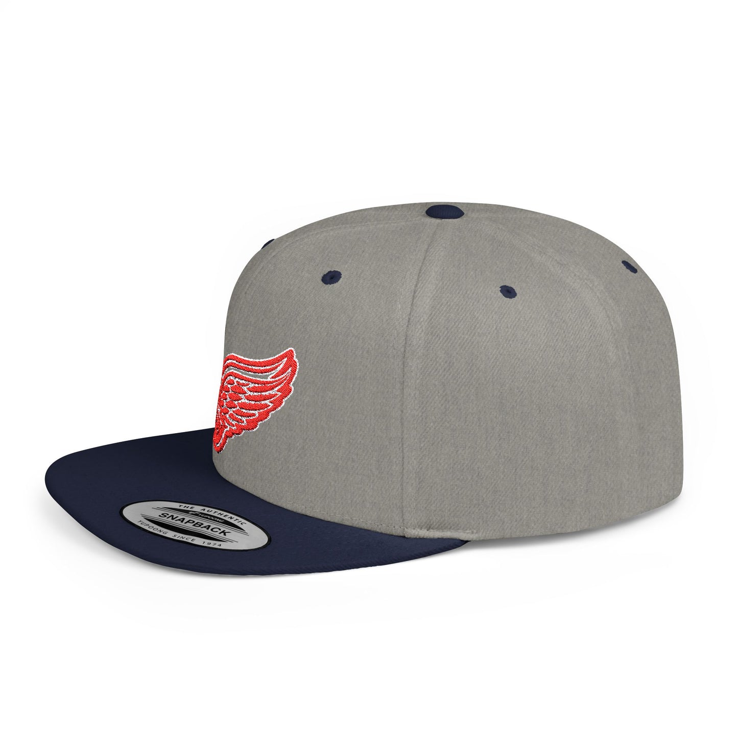 Detroit Red Wings Flat Bill Snapback – Lightweight, Custom Fit, Premium Quality