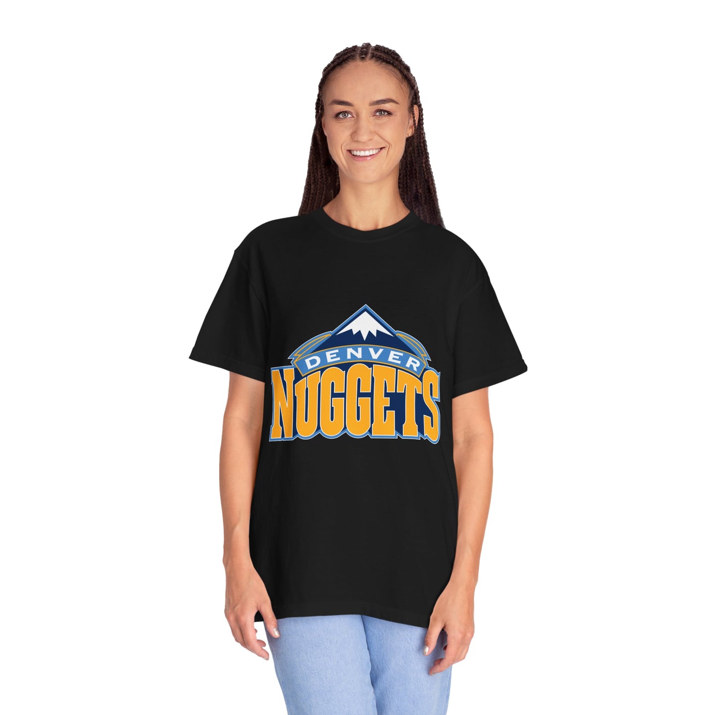 Denver Nuggets Garment-Dyed T-Shirt – Premium Cotton Tee for Customization