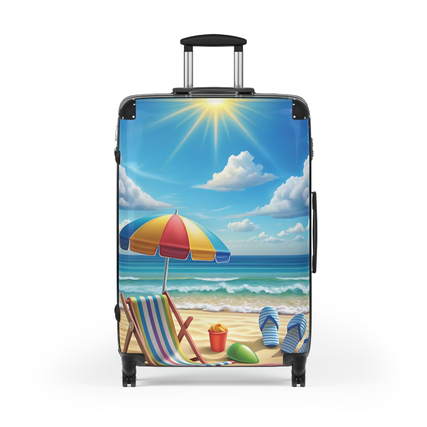 Nature Summer Art Carry-On Suitcase - Stylish Luggage for Travelers
