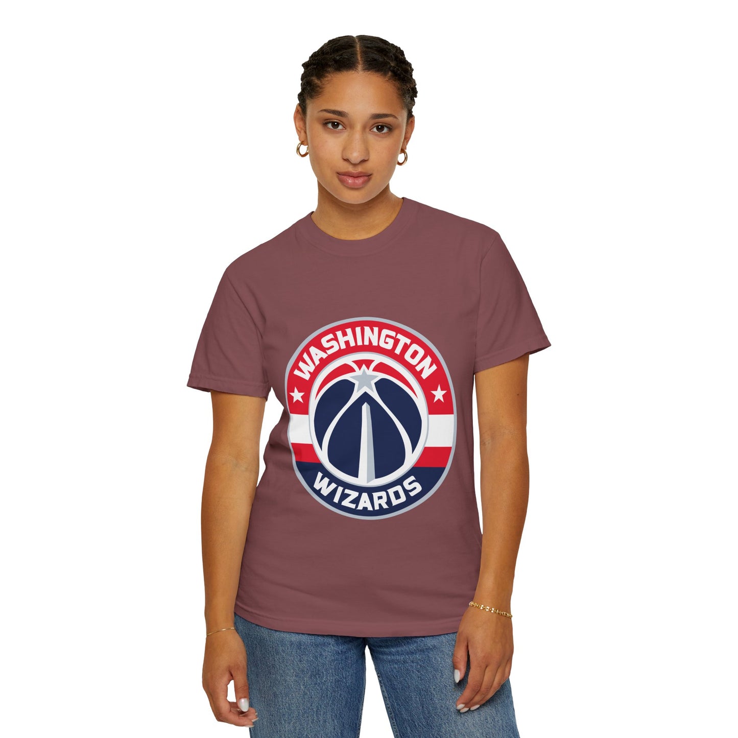 Washington Wizards Strong Garment-Dyed T-Shirt – Premium Cotton Tee for Customization