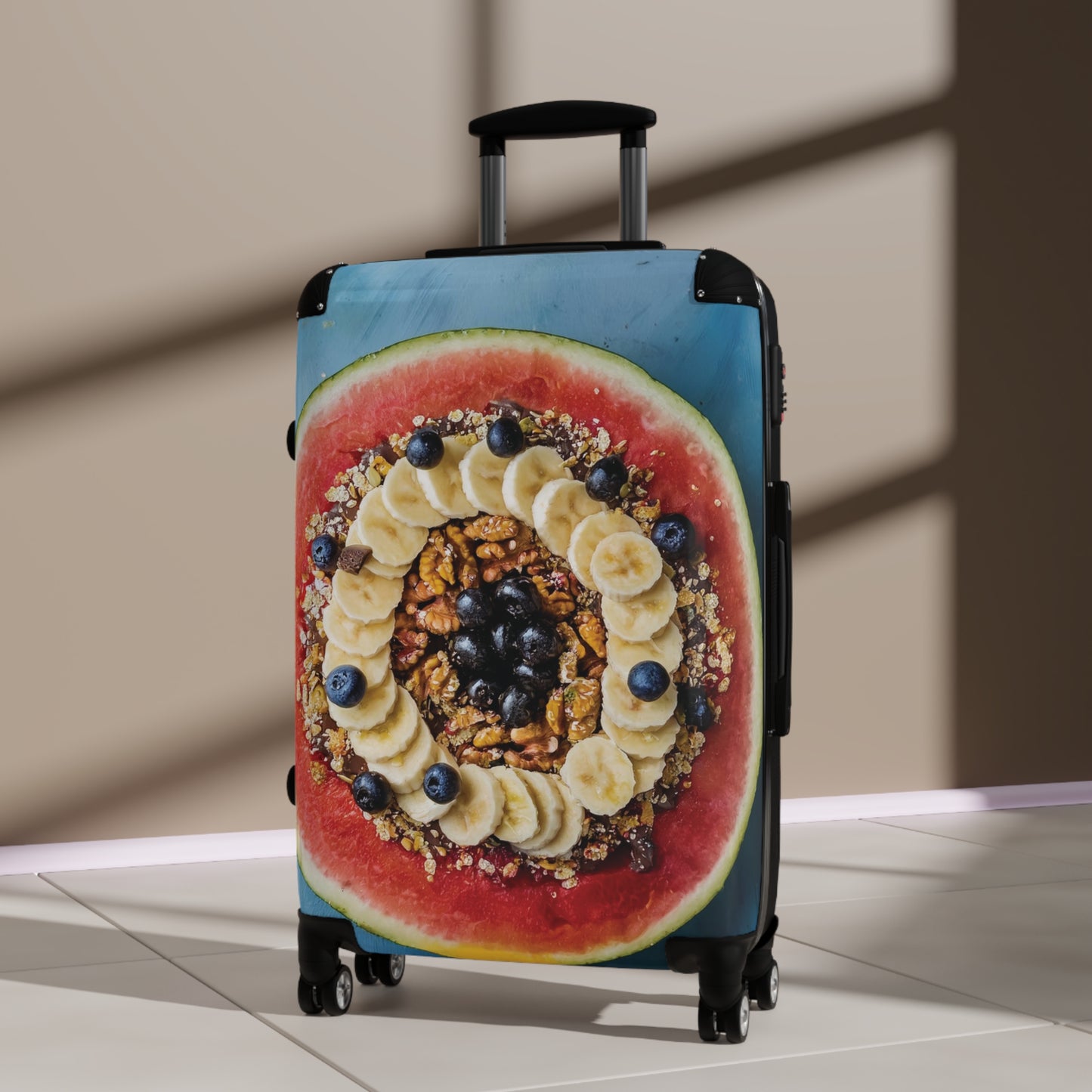Nature Summer Watermelon Bowl  Carry-On Suitcase - Stylish Luggage for Travelers