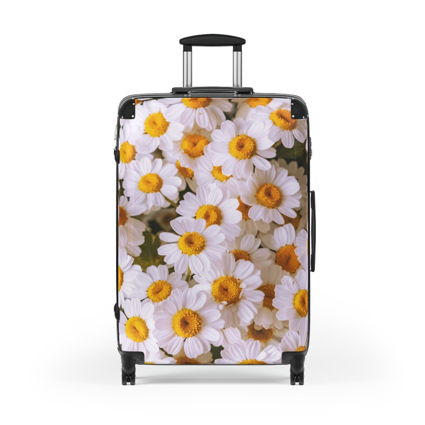 Nature Flowers Floral Chamomile Art Carry-On Suitcase - Stylish Luggage for Travelers
