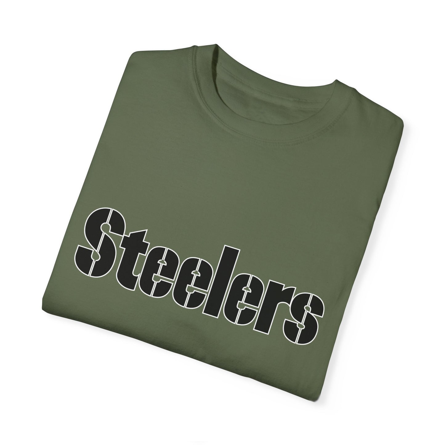 Pittsburgh Steelers Football Fan Garment-Dyed T-Shirt – Premium Cotton Tee for Customization