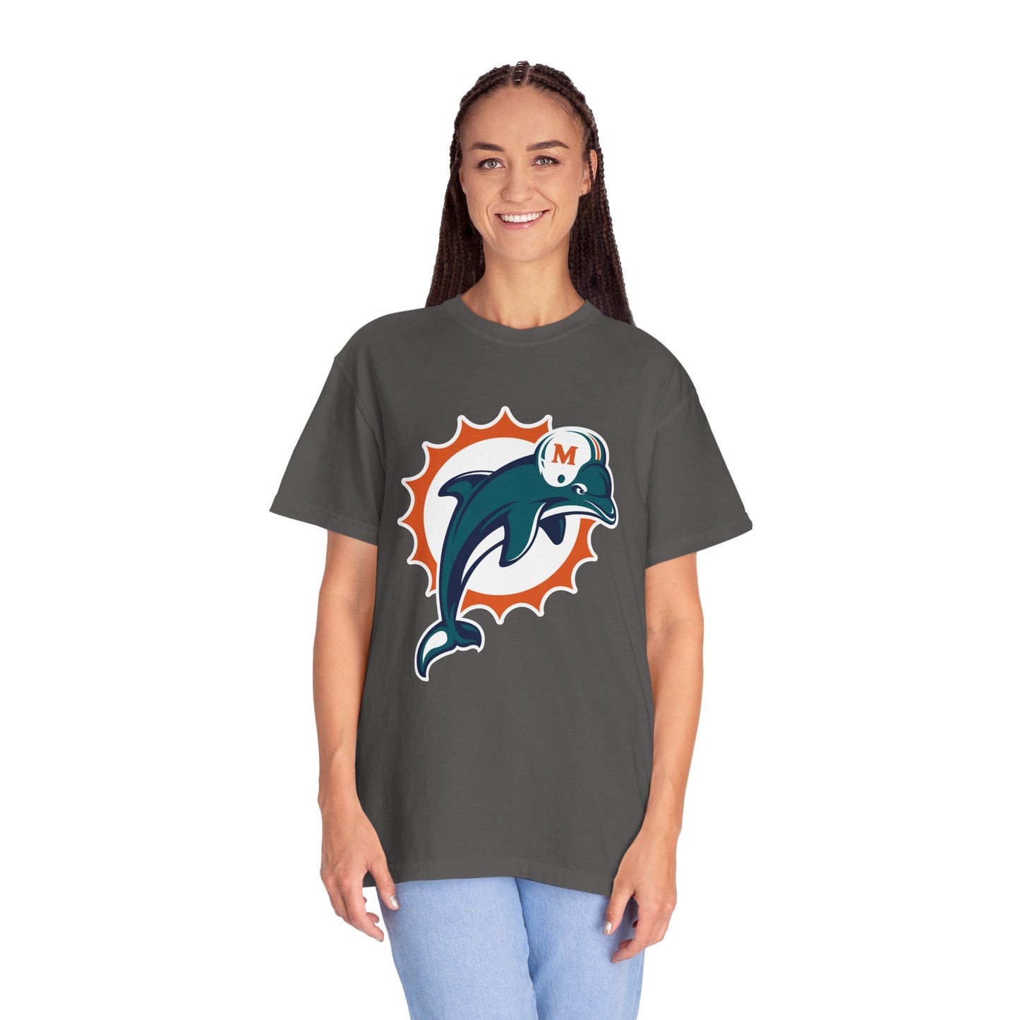 Miami Dolphins Gear Garment-Dyed T-Shirt – Premium Cotton Tee for Customization