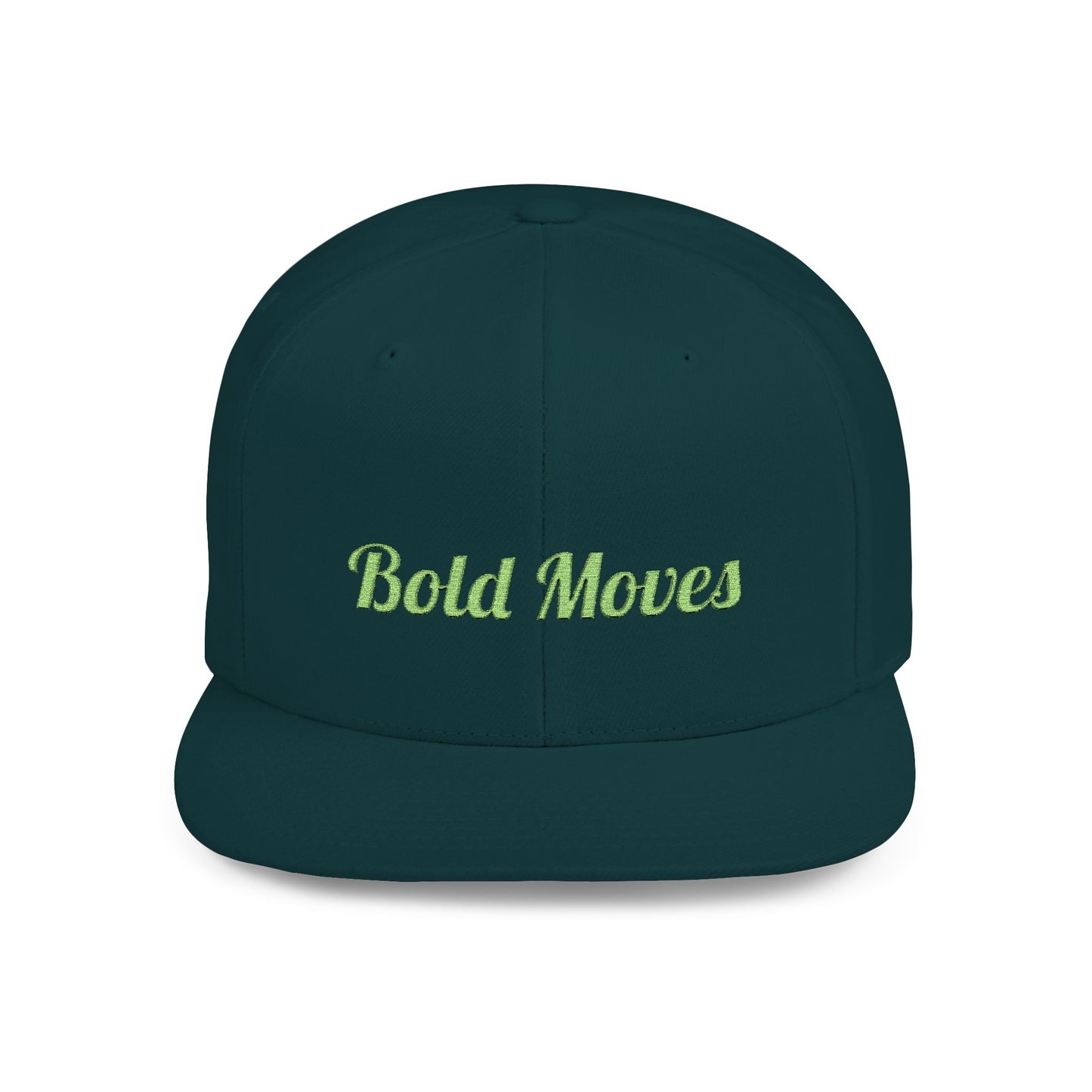 Text Bold Move Flat Bill Snapback – Lightweight, Custom Fit, Premium Quality