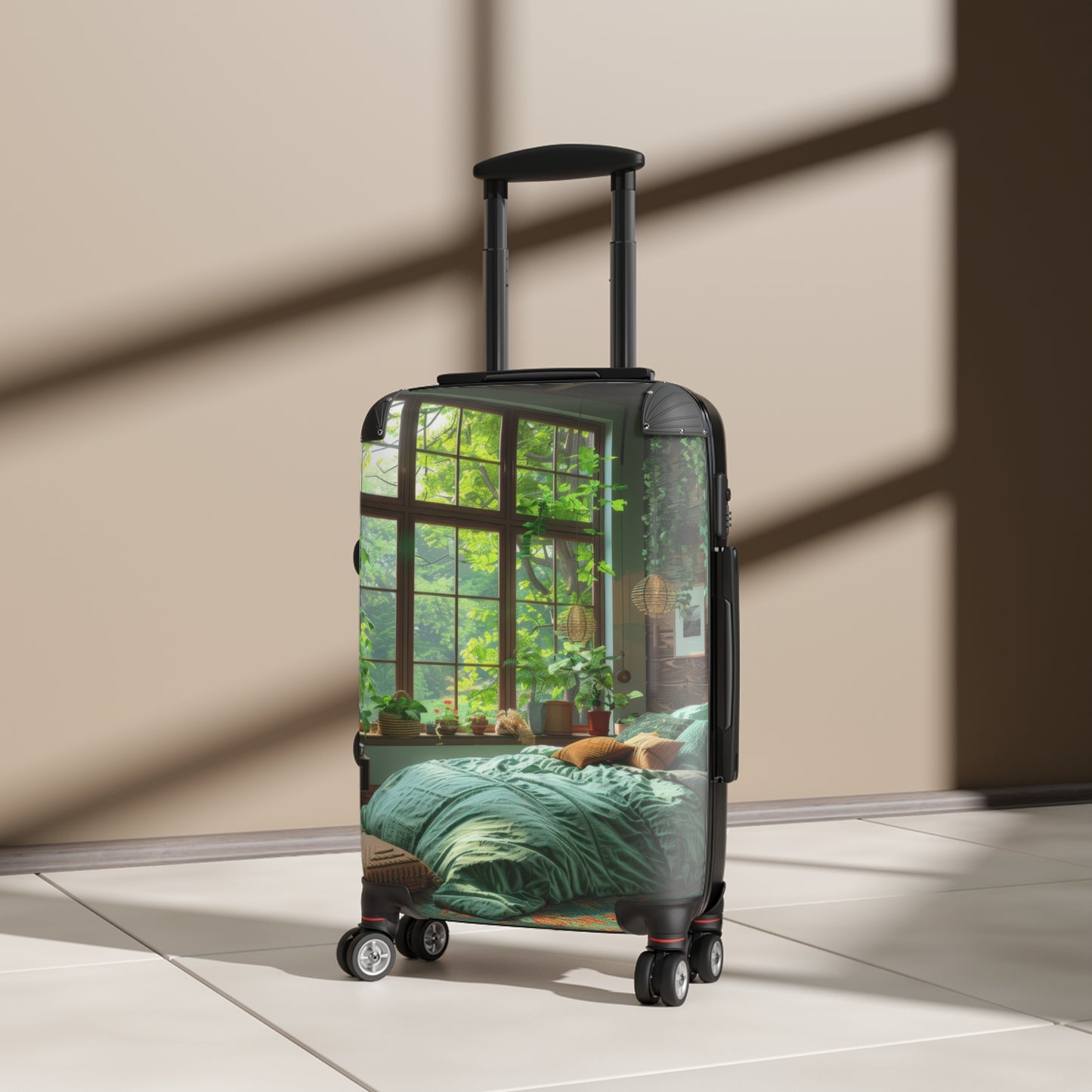 Nature Cozy Bedroom Art Carry-On Suitcase - Stylish Luggage for Travelers