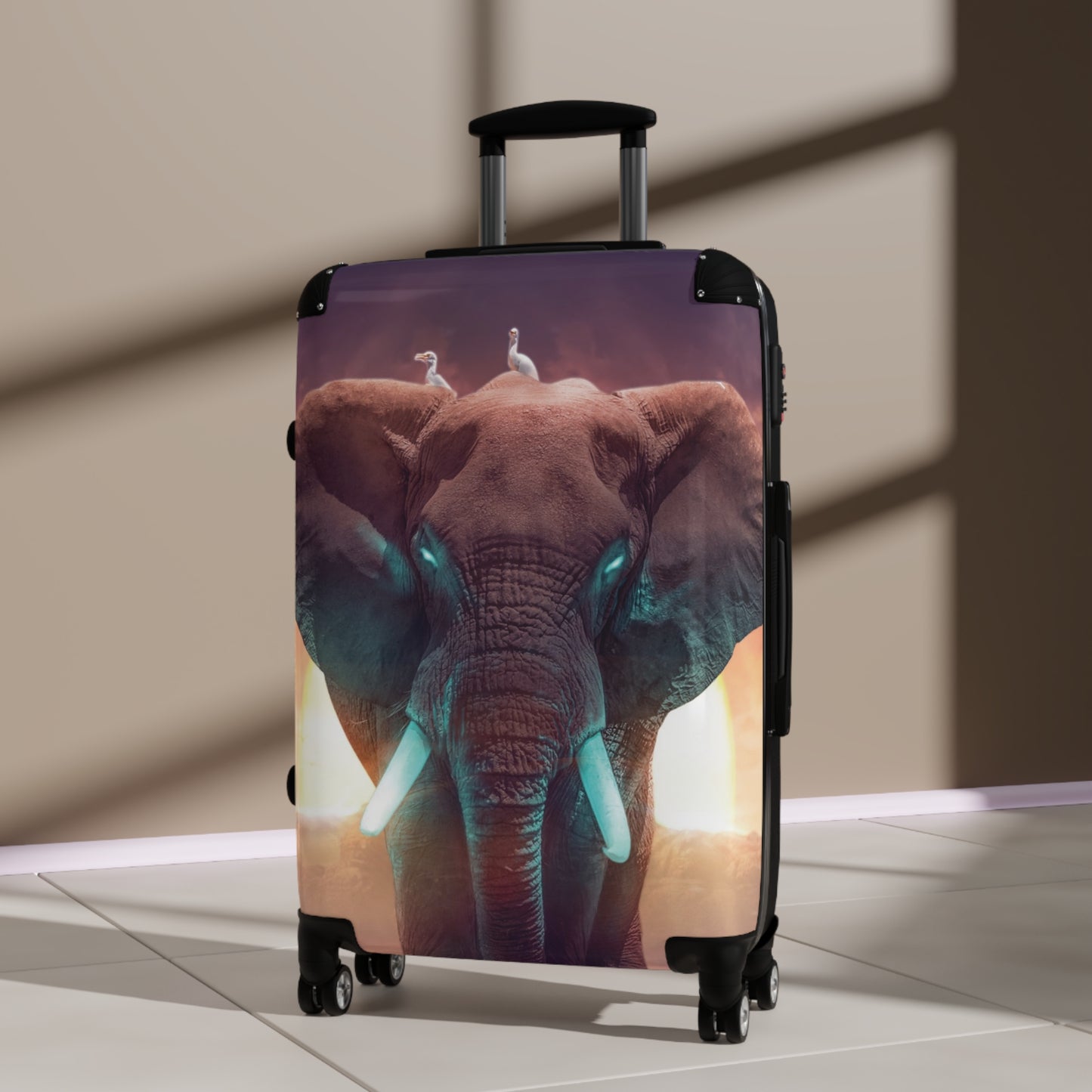 Art Elephant Dream Mysterious Carry-On Suitcase - Stylish Luggage for Travelers
